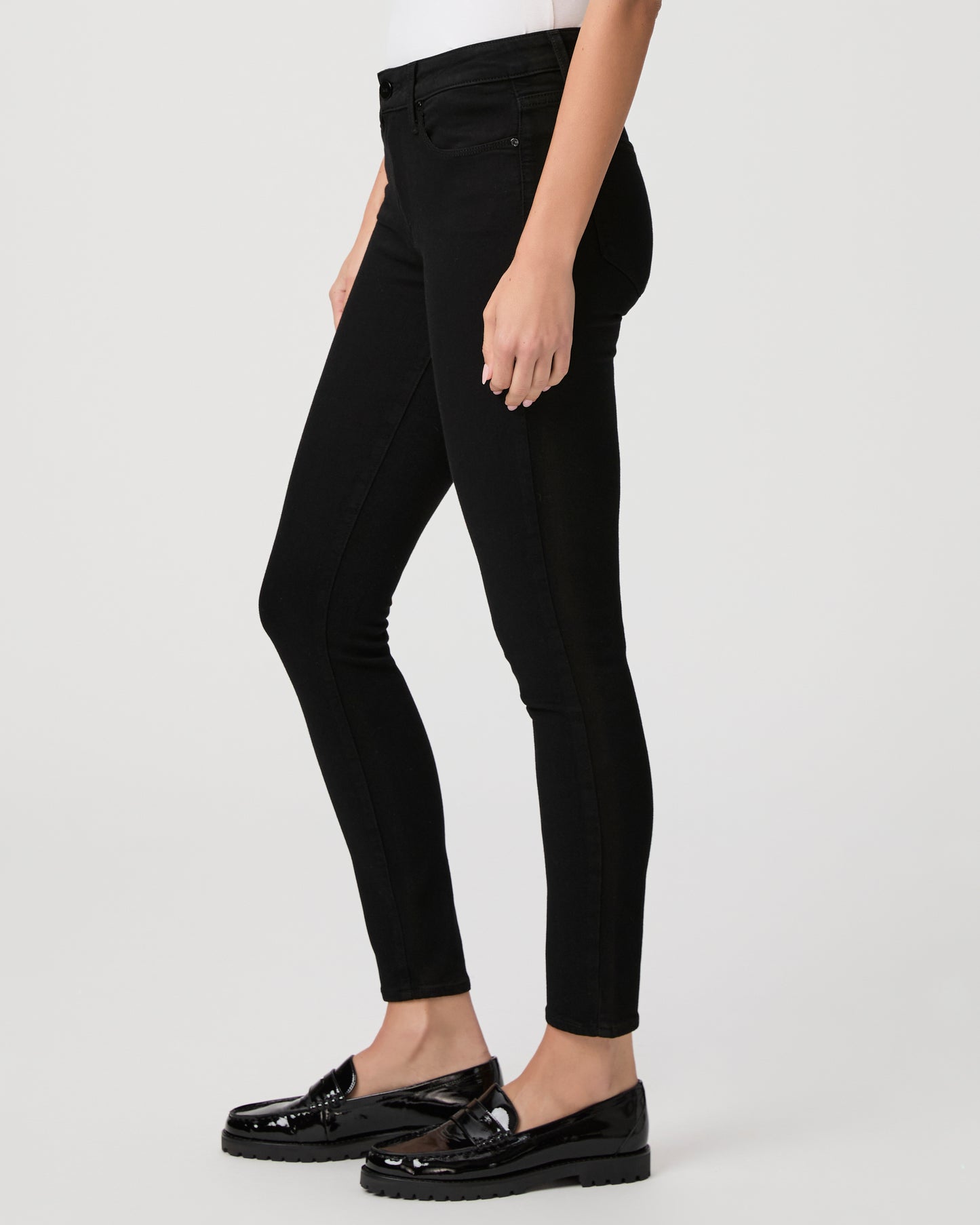 Hoxton Ankle Skinny Jean - Black Shadow 23