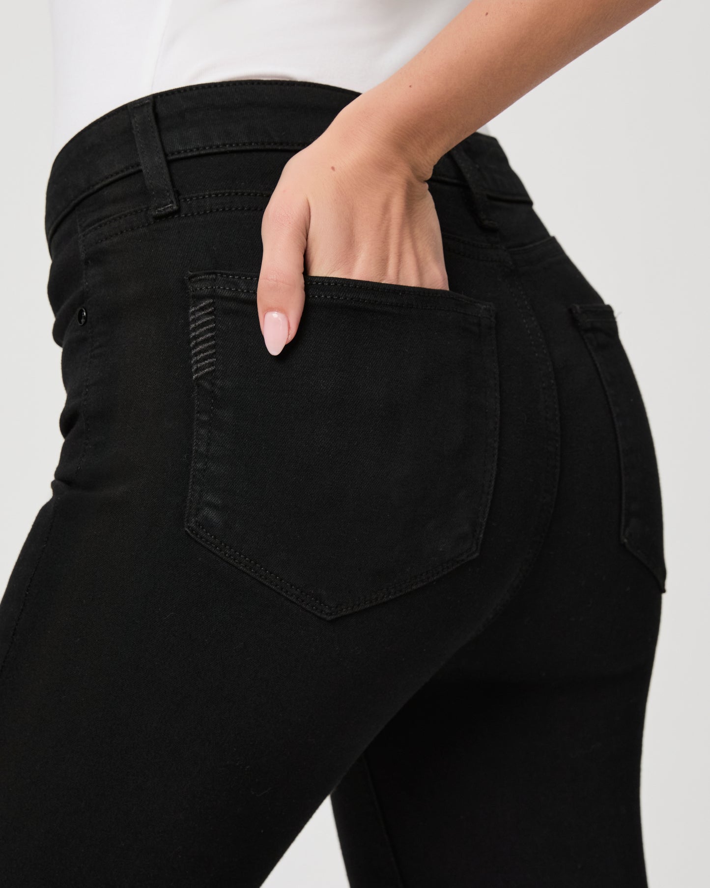 Hoxton Ankle Skinny Jean - Black Shadow 23