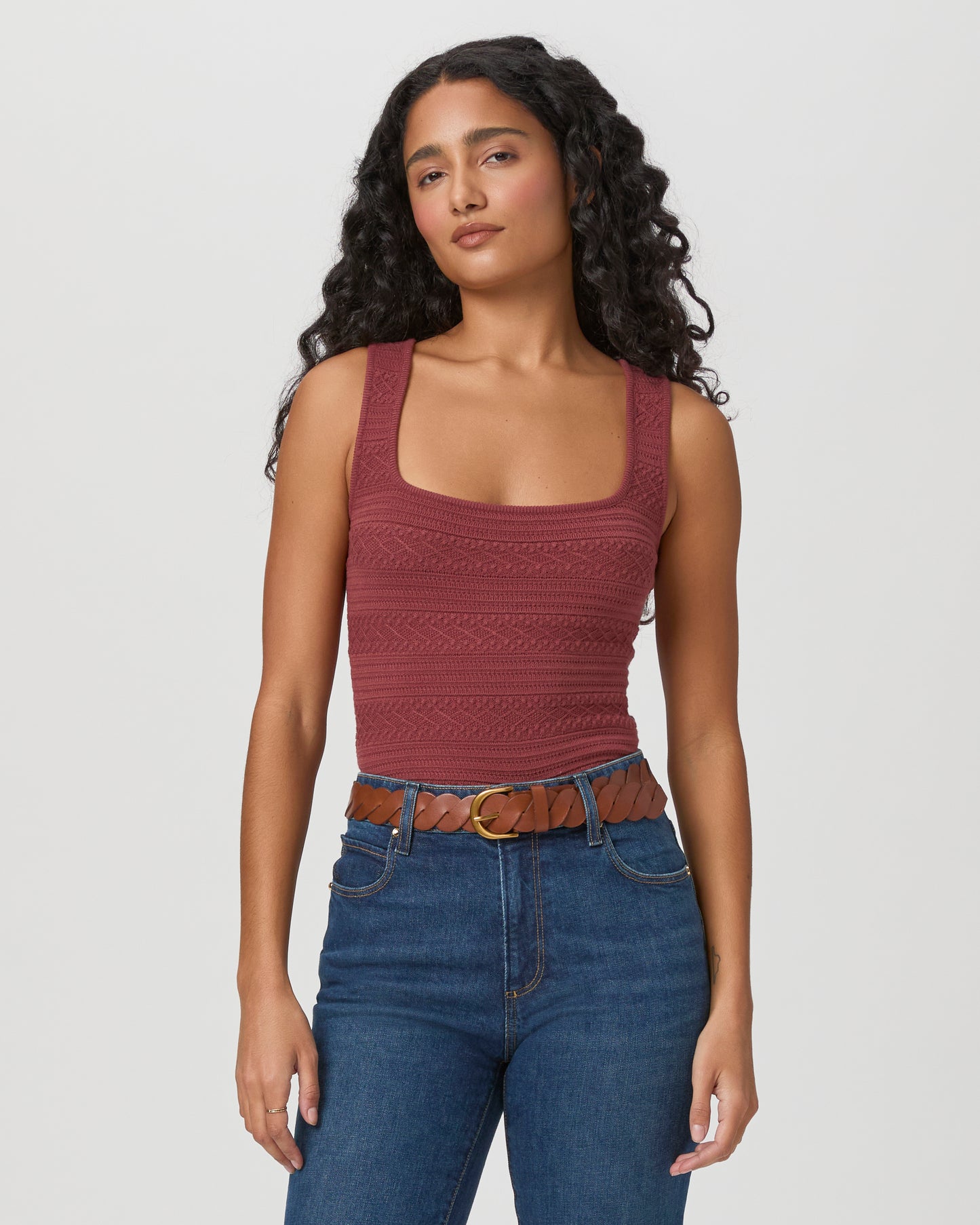 Iman Sweater Tank - Apple Butter XXS