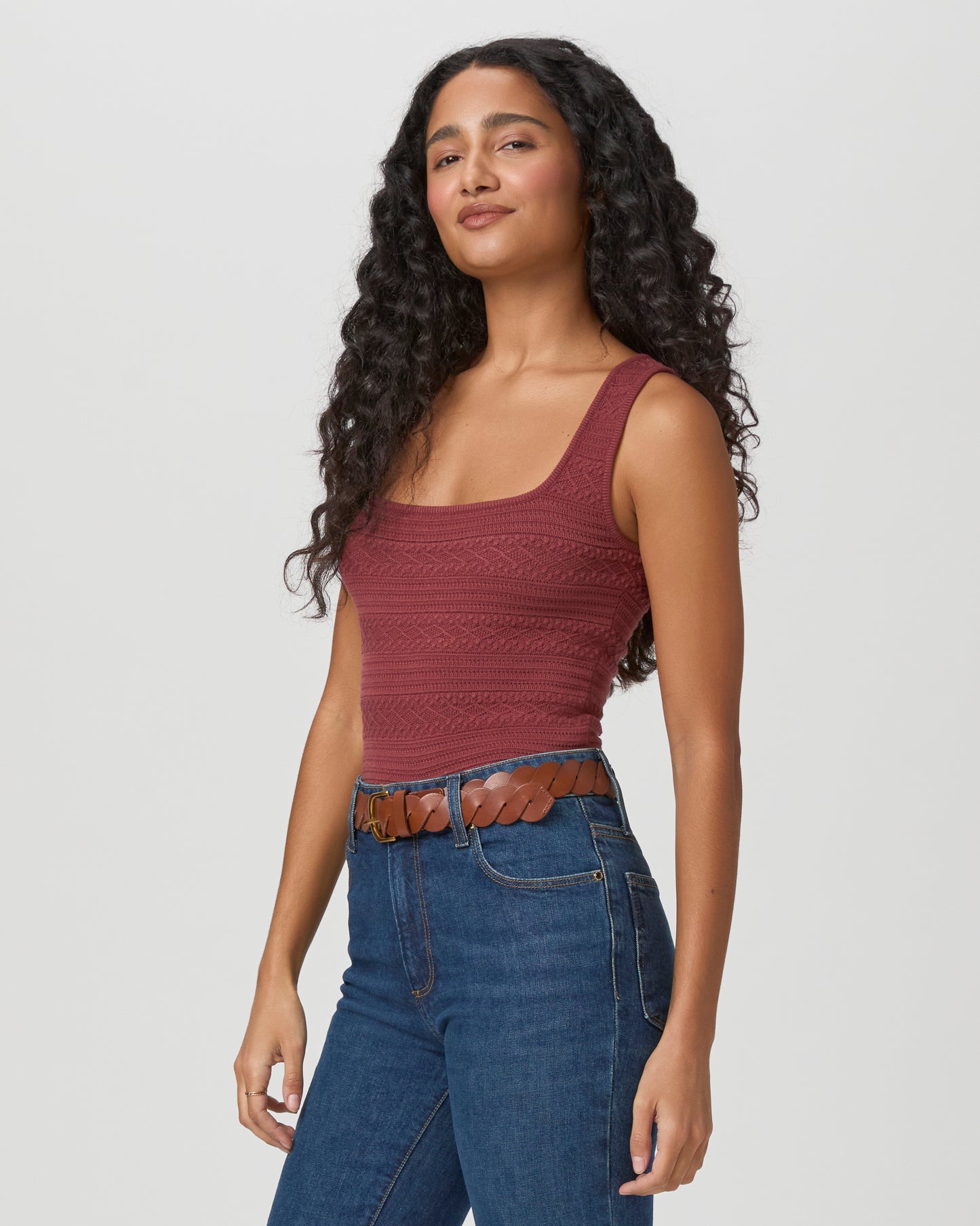 Iman Sweater Tank - Apple Butter XXS