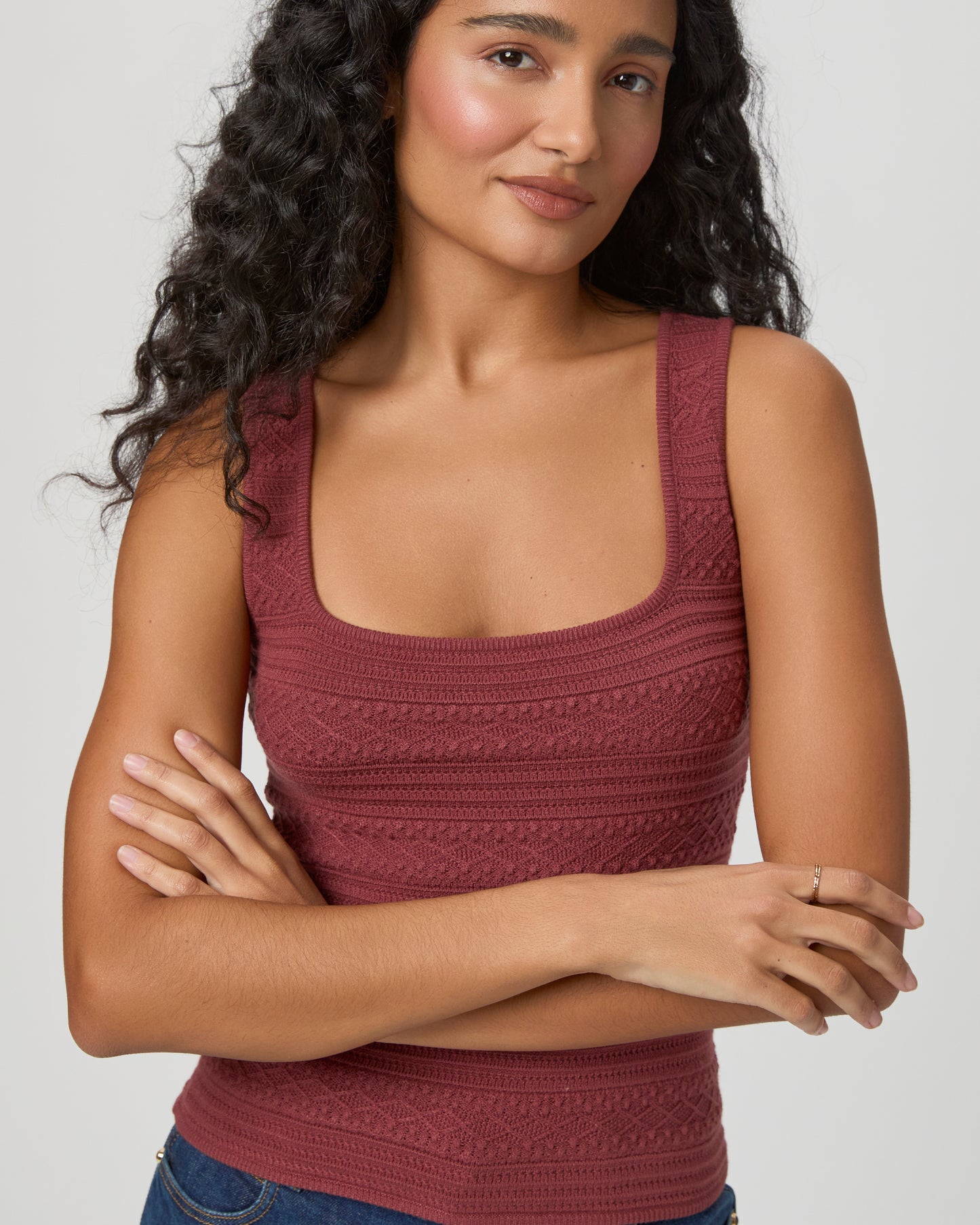 Iman Sweater Tank - Apple Butter XXS