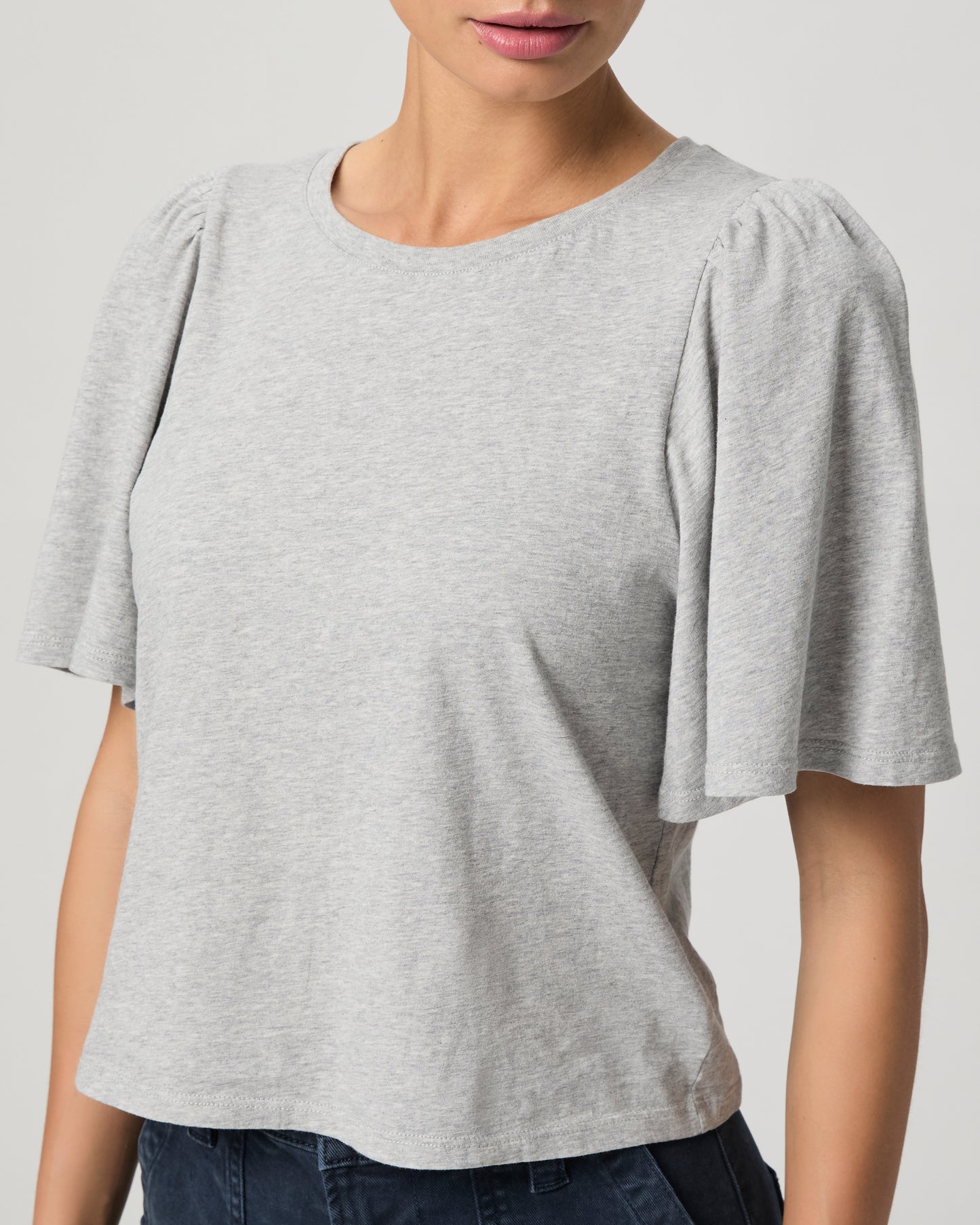 Sigrid Tee - Heather Grey XXS
