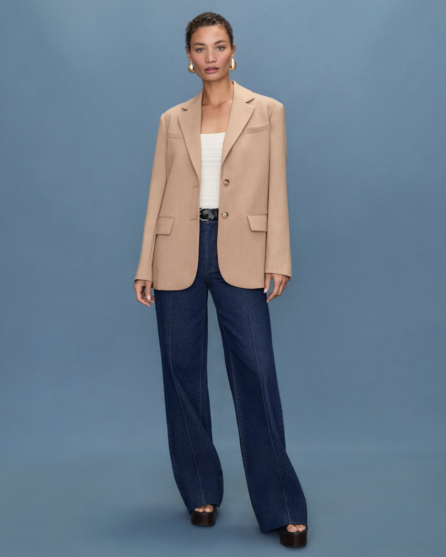 Sarto Blazer - Melange Camel