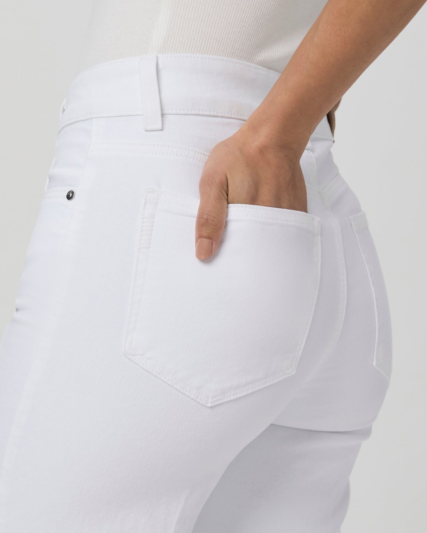 Sasha Ankle Wide Leg Jean - Crisp White 23