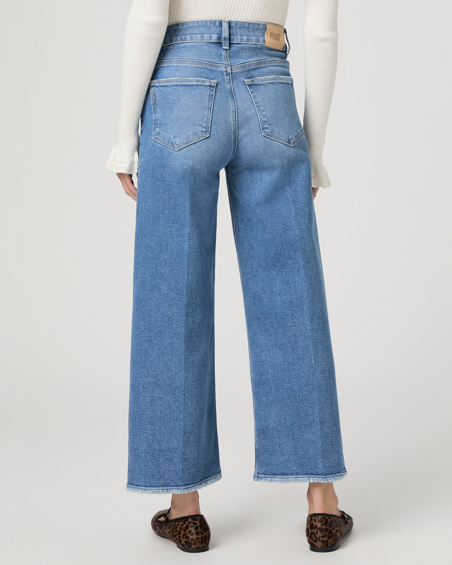 Sasha Ankle Wide Leg Jean - Buckingham 23