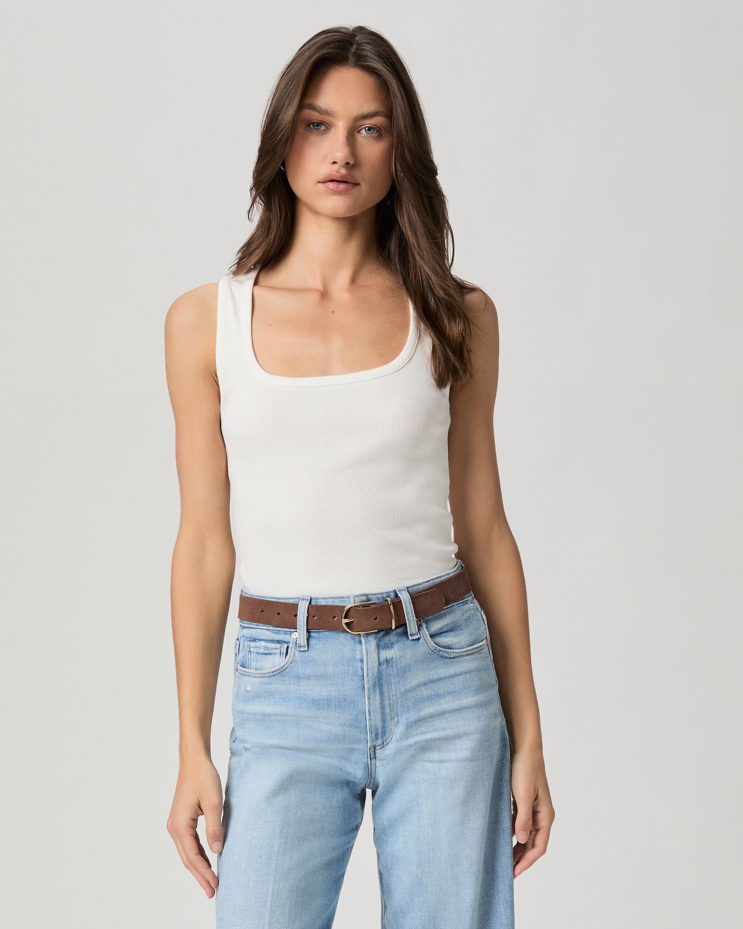 Elia Belt - Chocolate Suede