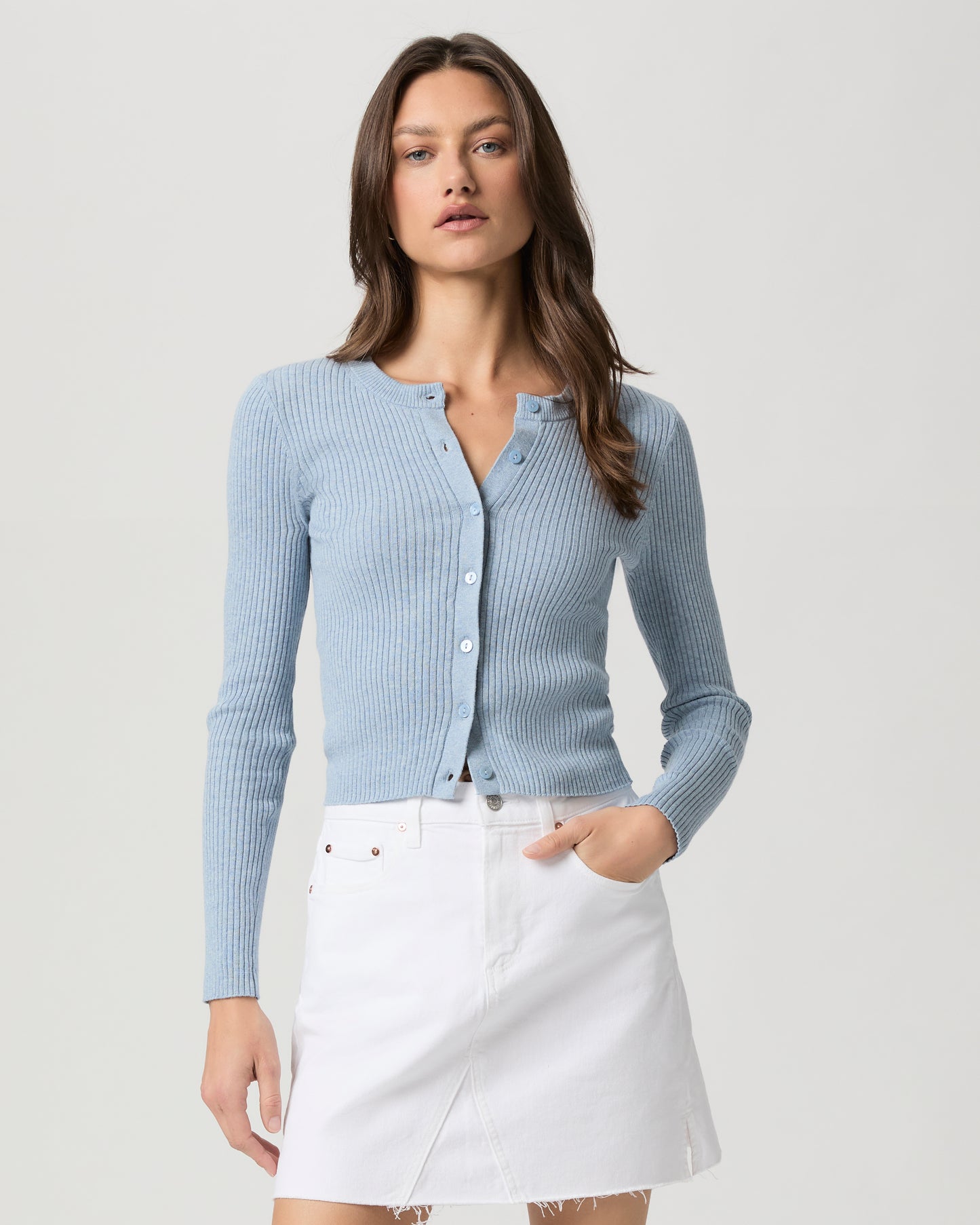 Acqua Cardigan - Slate Blue XXS