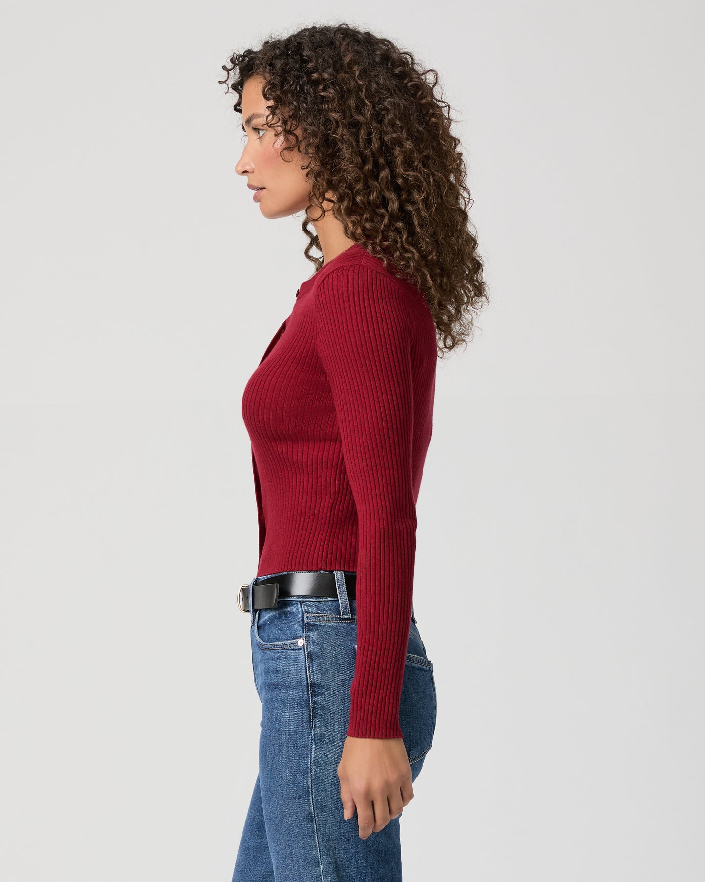Acqua Cardigan - Cranberry XXS