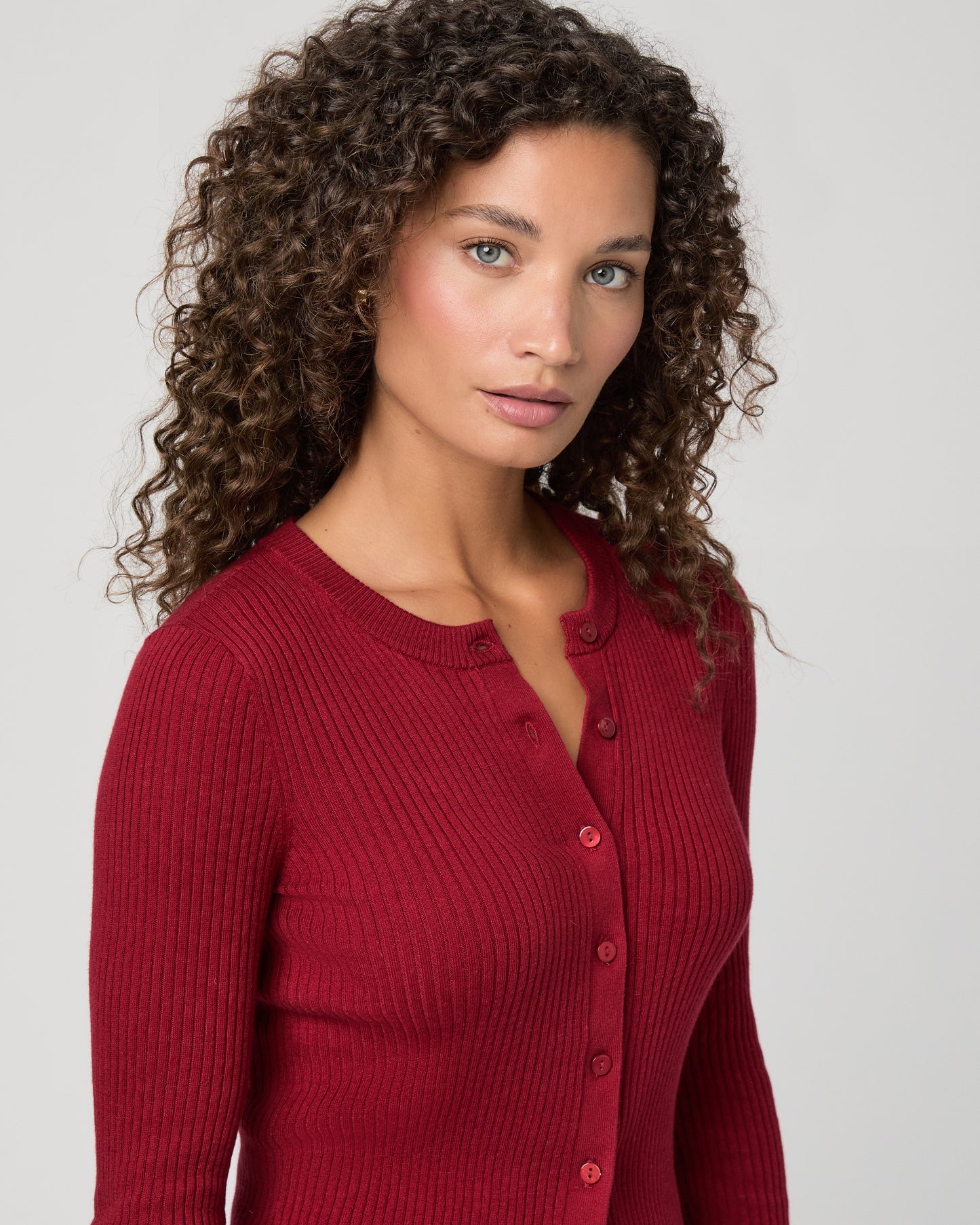 Acqua Cardigan - Cranberry XXS