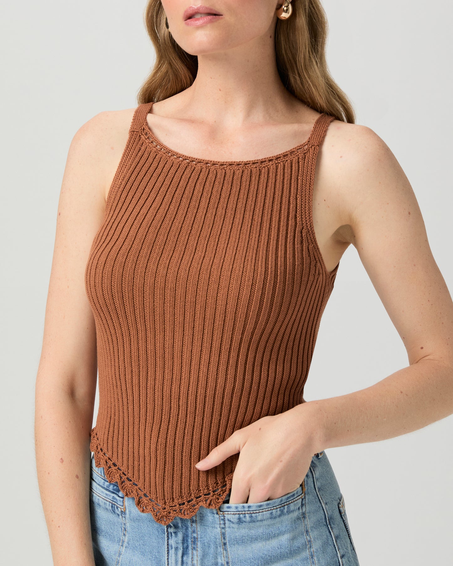 Bacini Sweater Tank - Argain Oil XXS