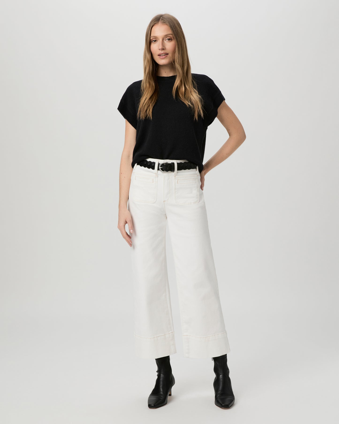 Anessa Wide Leg Jean - Toasted Ecru 23