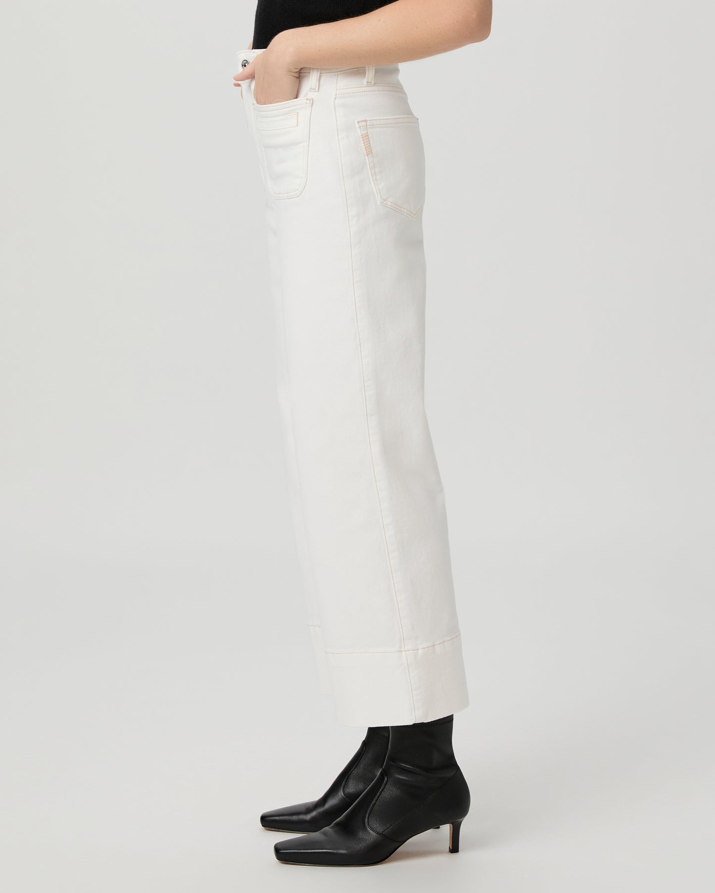 Anessa Wide Leg Jean - Toasted Ecru 23