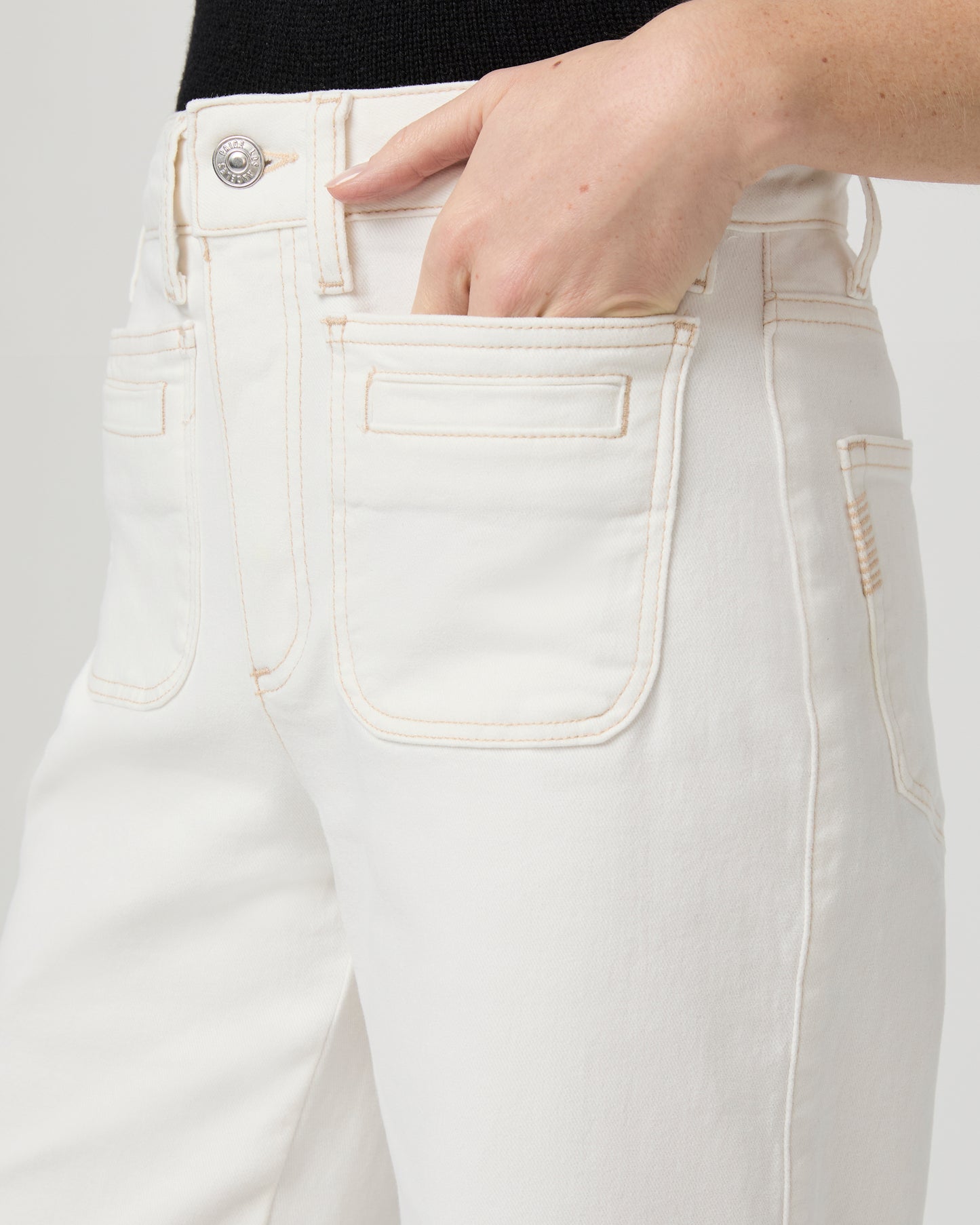 Anessa Wide Leg Jean - Toasted Ecru 23