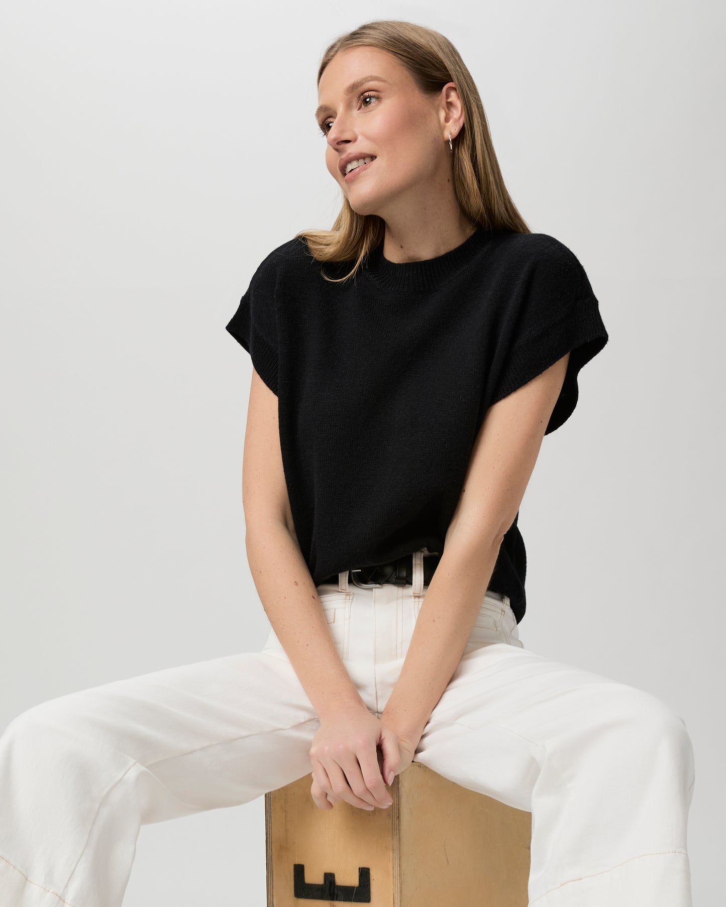 Anessa Wide Leg Jean - Toasted Ecru 23