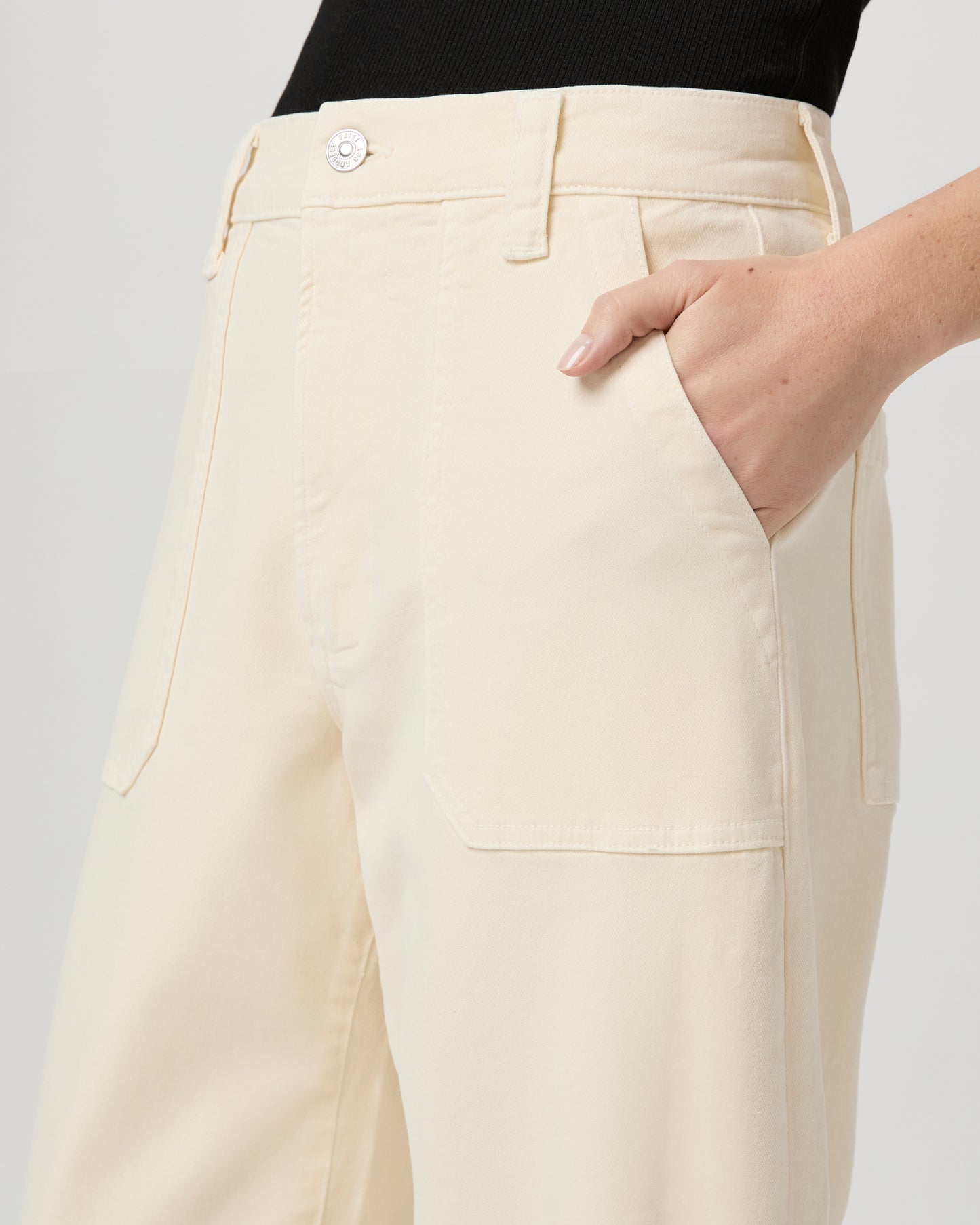 Cameron Ankle Straight Jean - Vintage Oyster White 23
