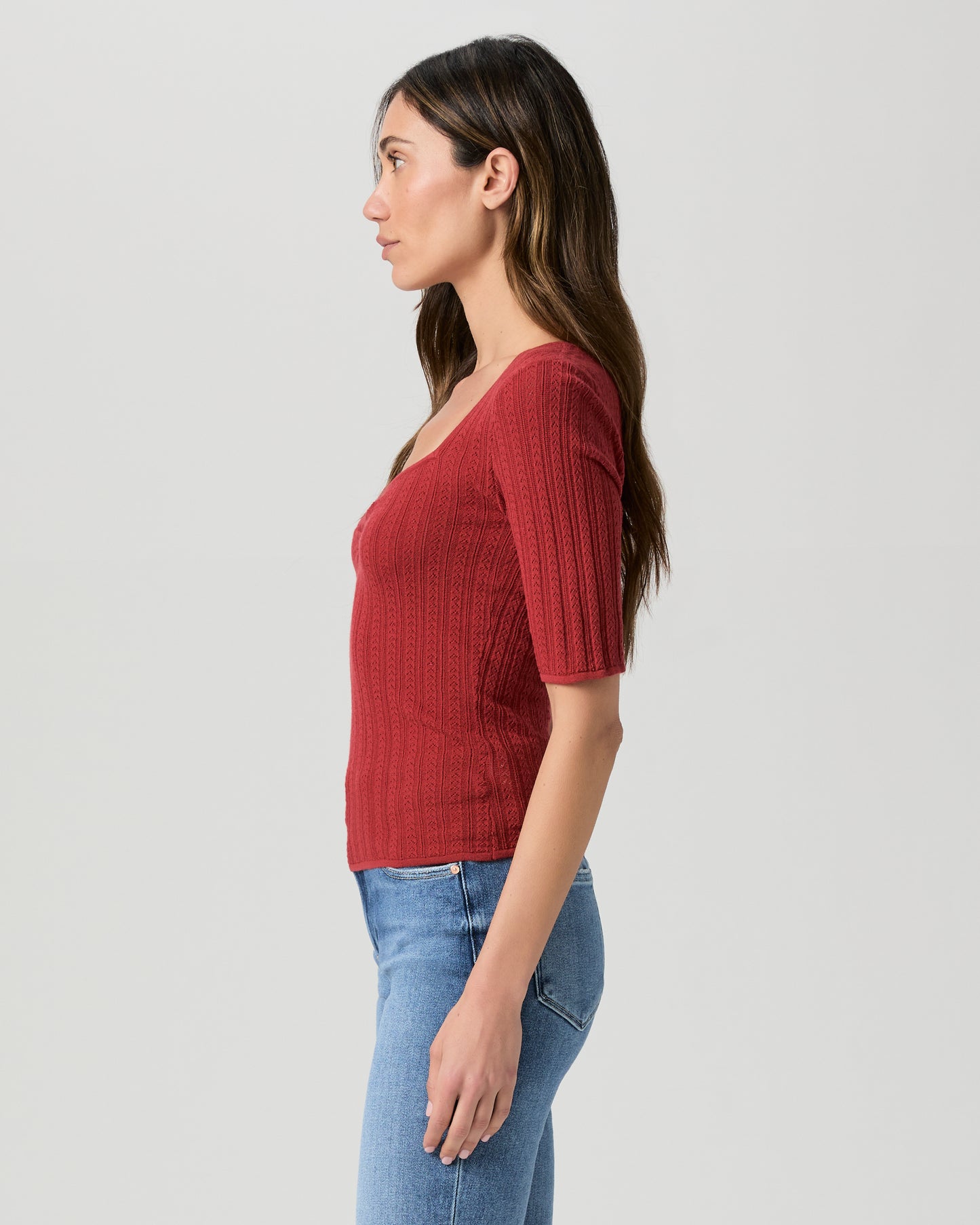 Merril Top - Carmine Red XXS