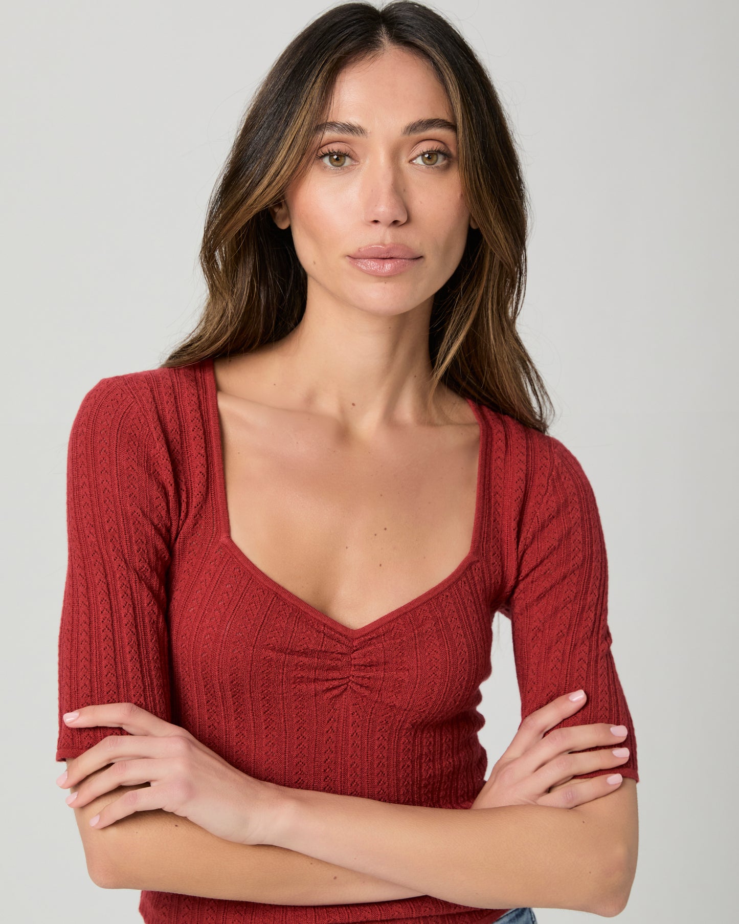 Merril Top - Carmine Red XXS
