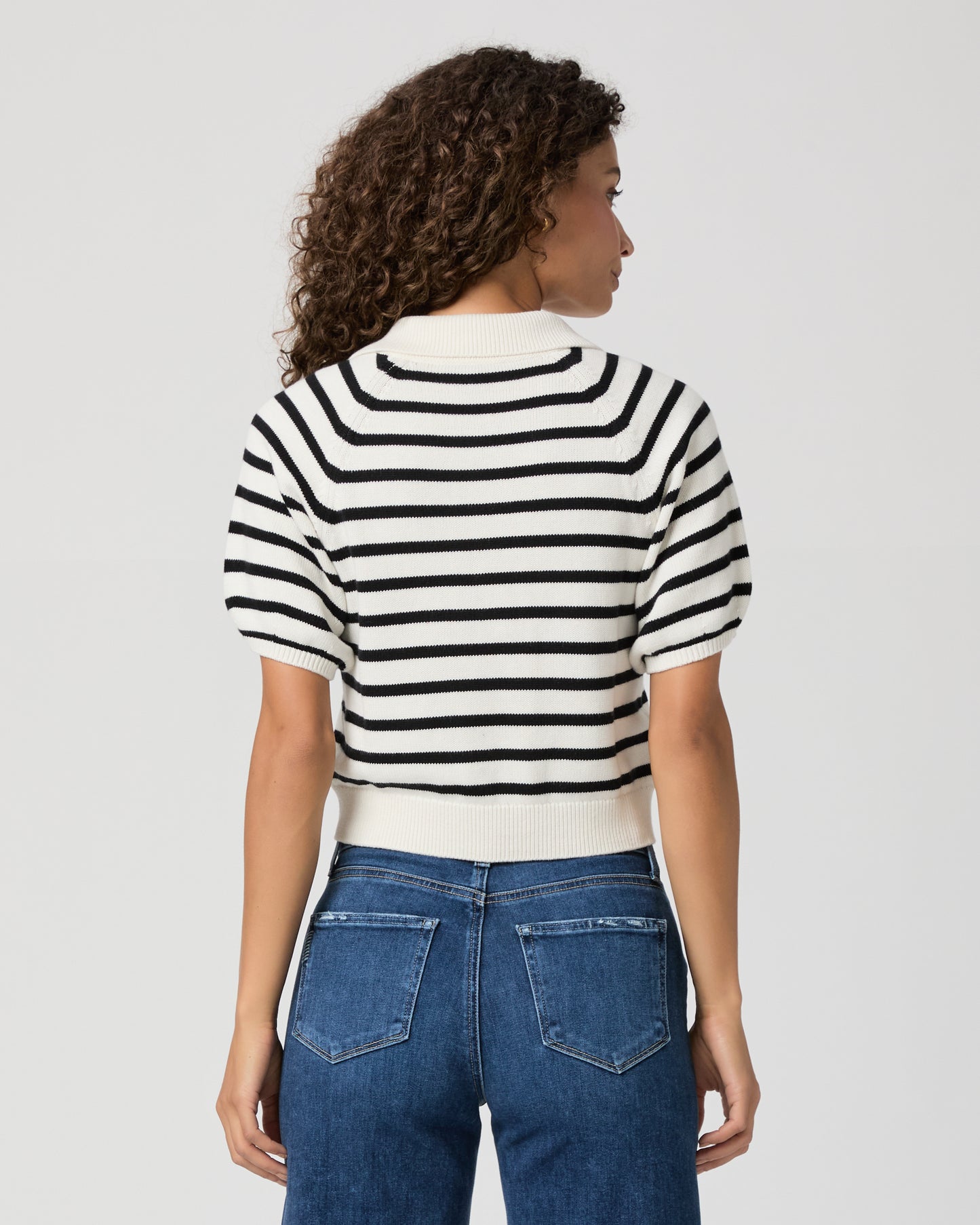 Birch Top - Antique White/Black XXS