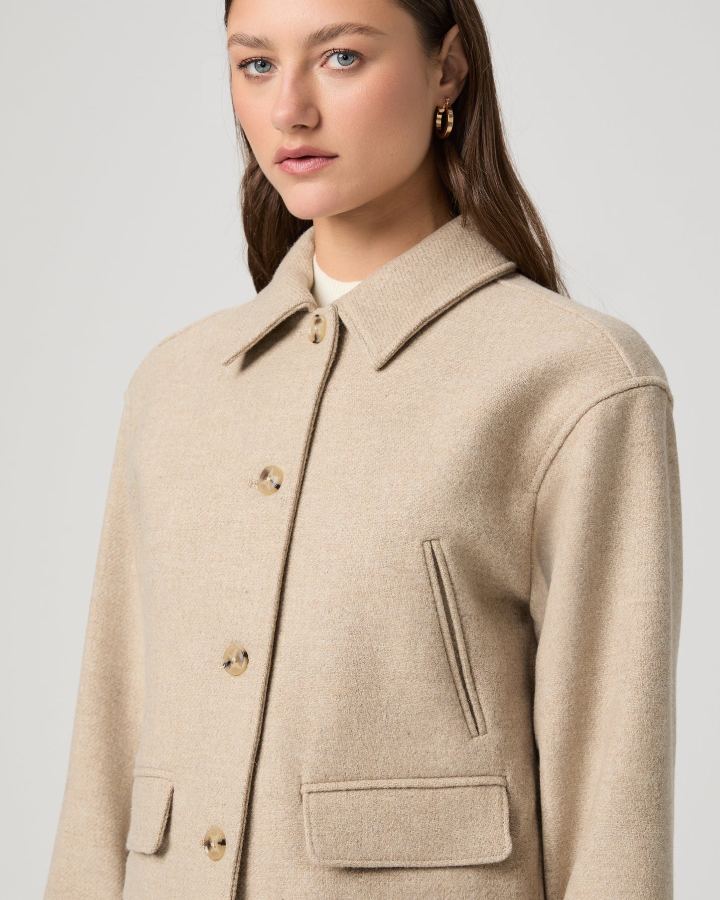 Alfie Jacket - Taupe Multi XXS