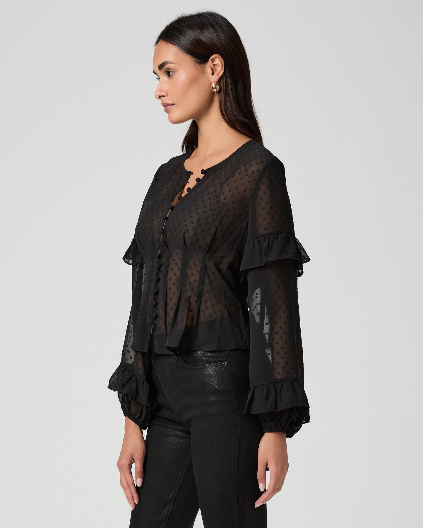 Isolde Blouse - Black XXS