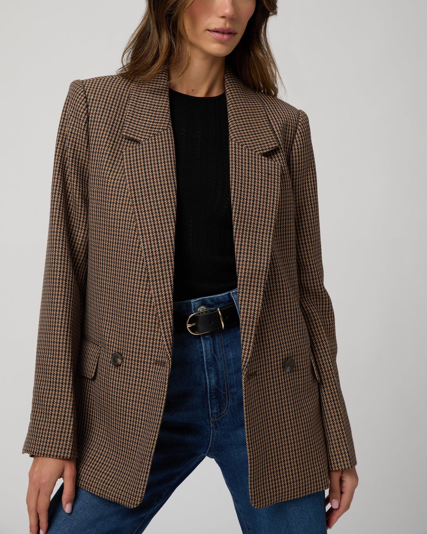 Quentin Blazer - Brown Multi XXS