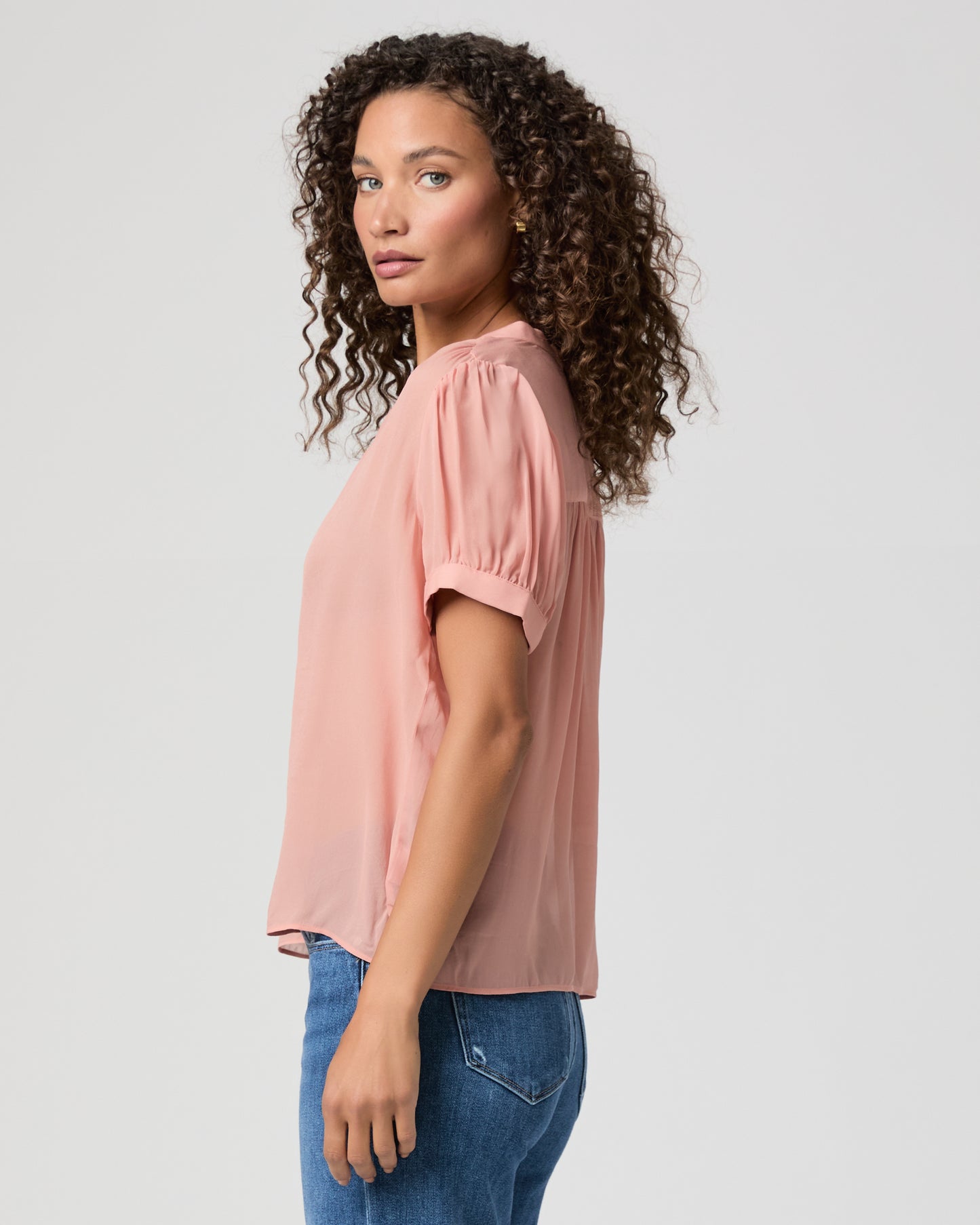 Marsala Blouse - Pink XXS