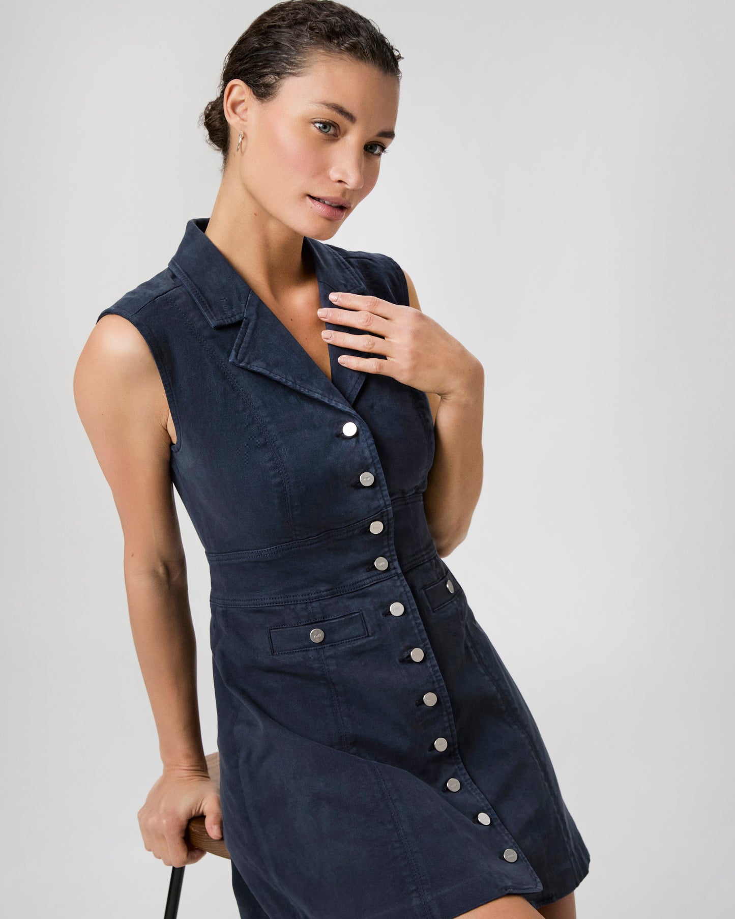 Vida Dress - Vintage Navy Tide 00