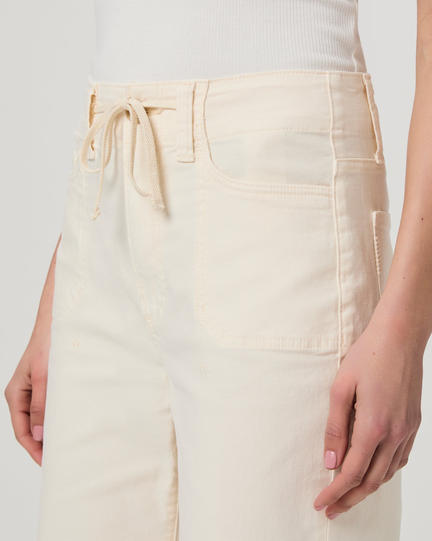 Ari Wide Leg Pant - Quartz Sand 23