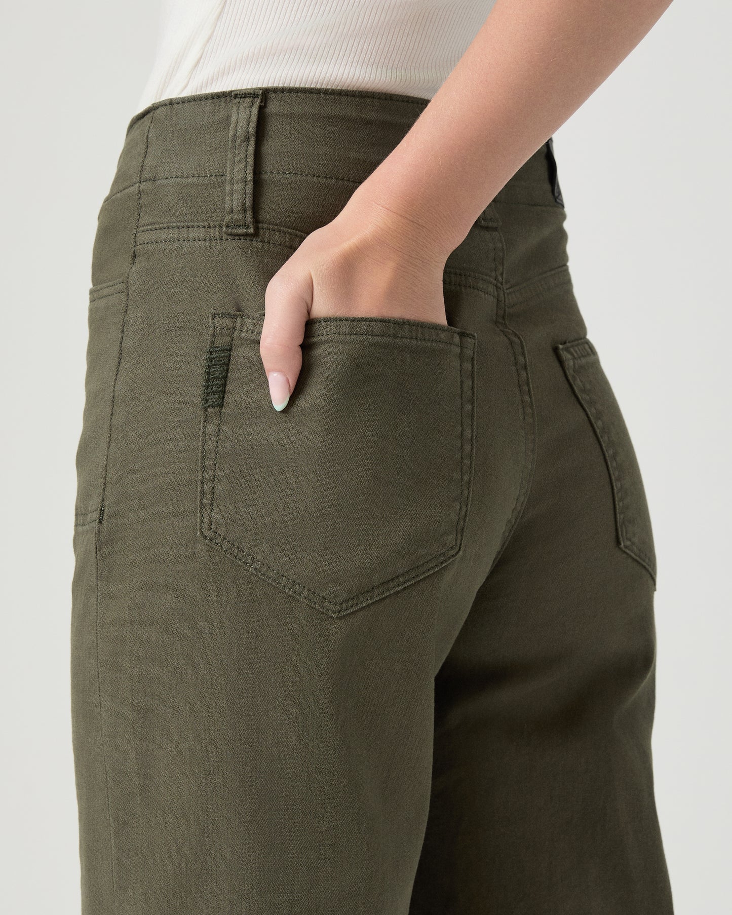 Ari Wide Leg - Vintage Forester Green 23