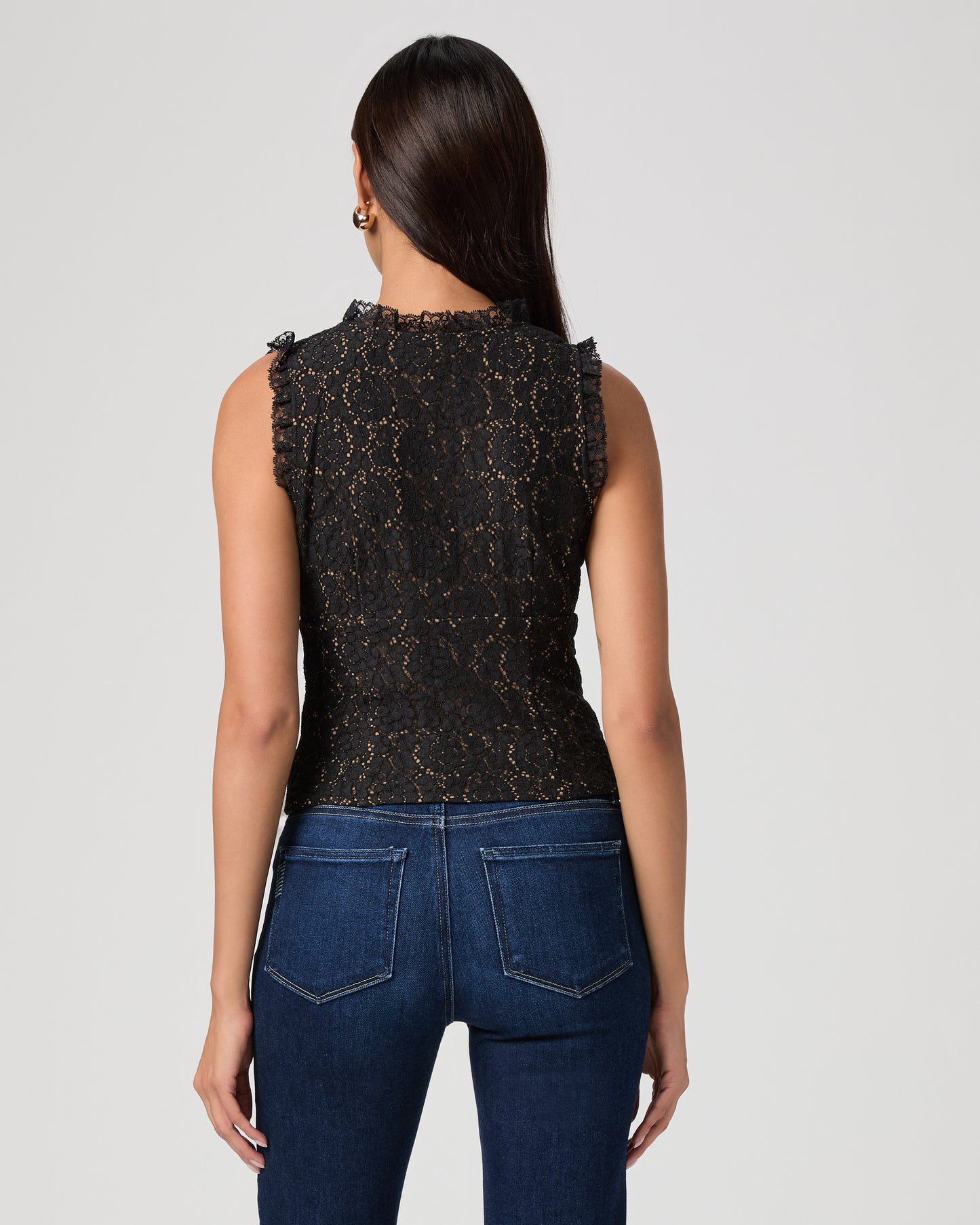 Anais Top - Black W/ Nude Brown Lining 00