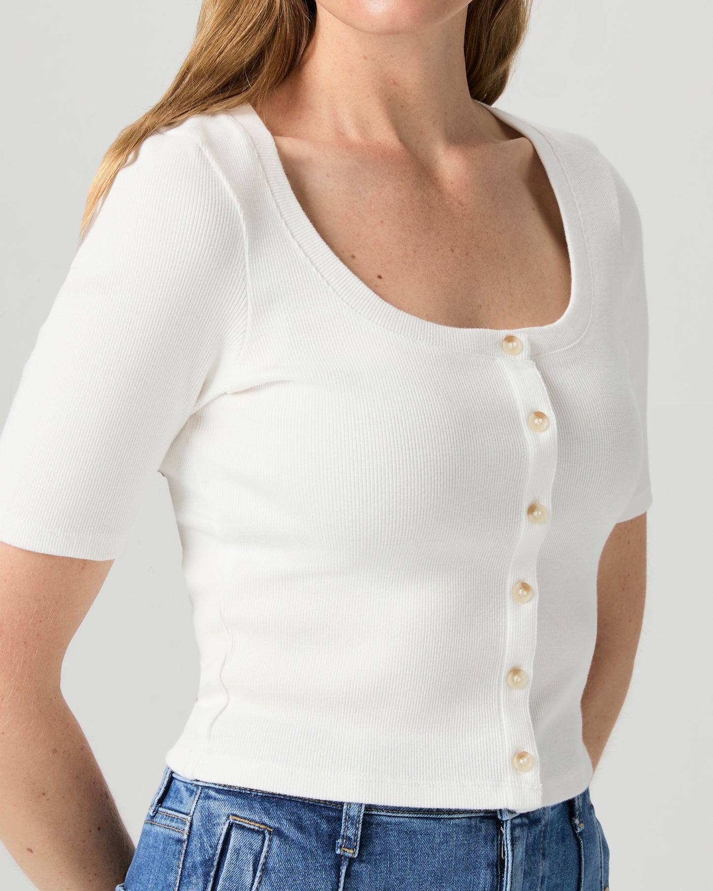 Evette Top - White XXS
