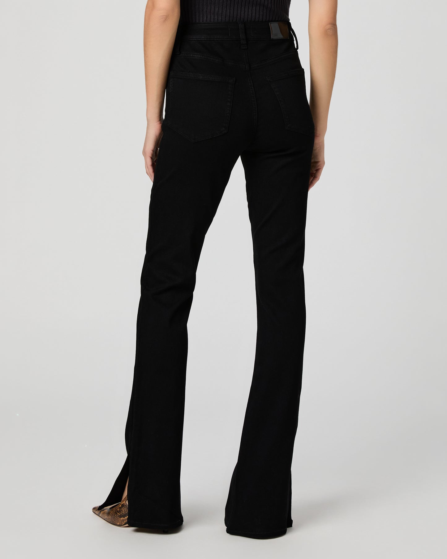 High Rise Laurel Canyon Bootcut - Black Shadow 23