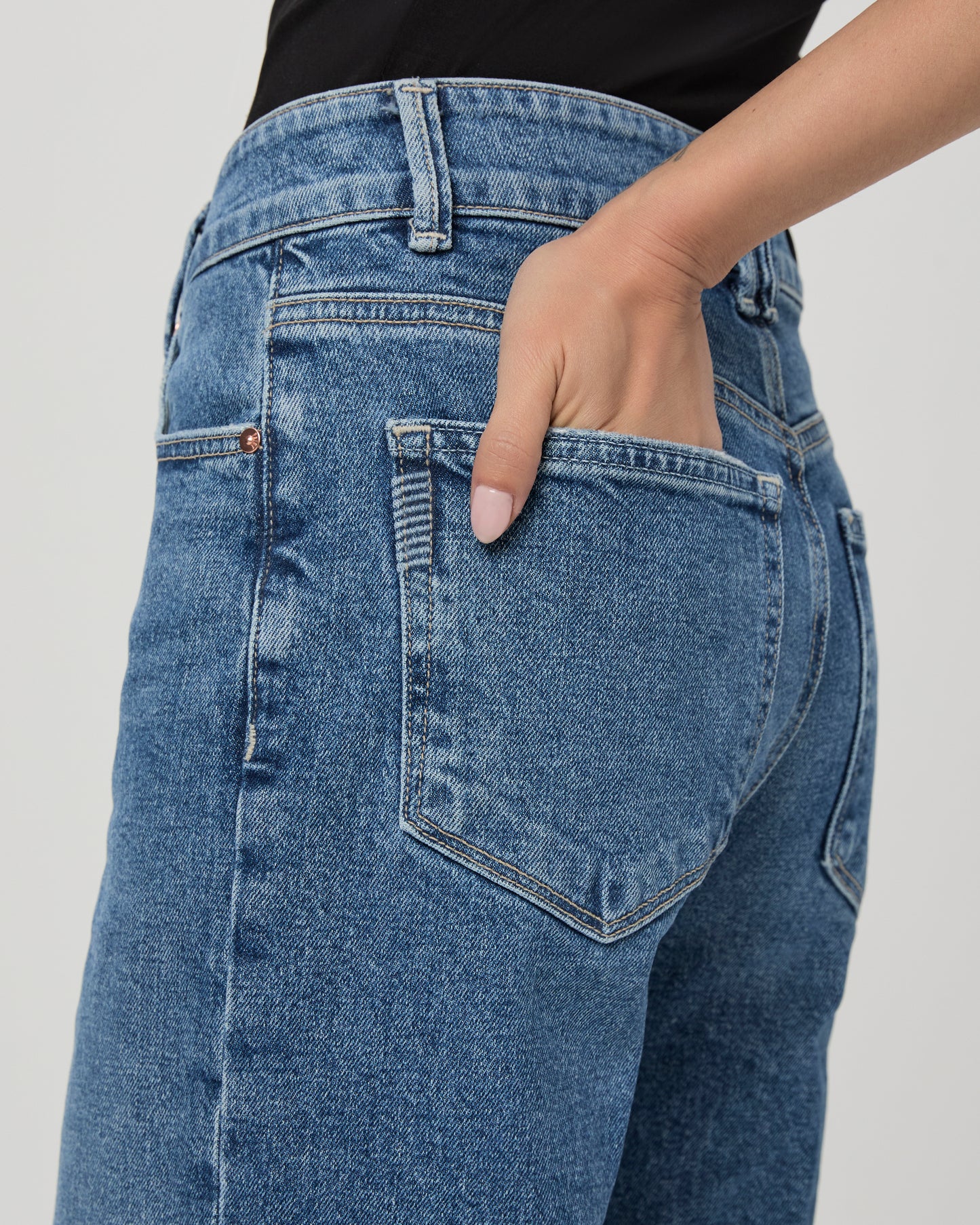 Sasha Petite 30 Inch Wide Leg Jean - Moonchild 23