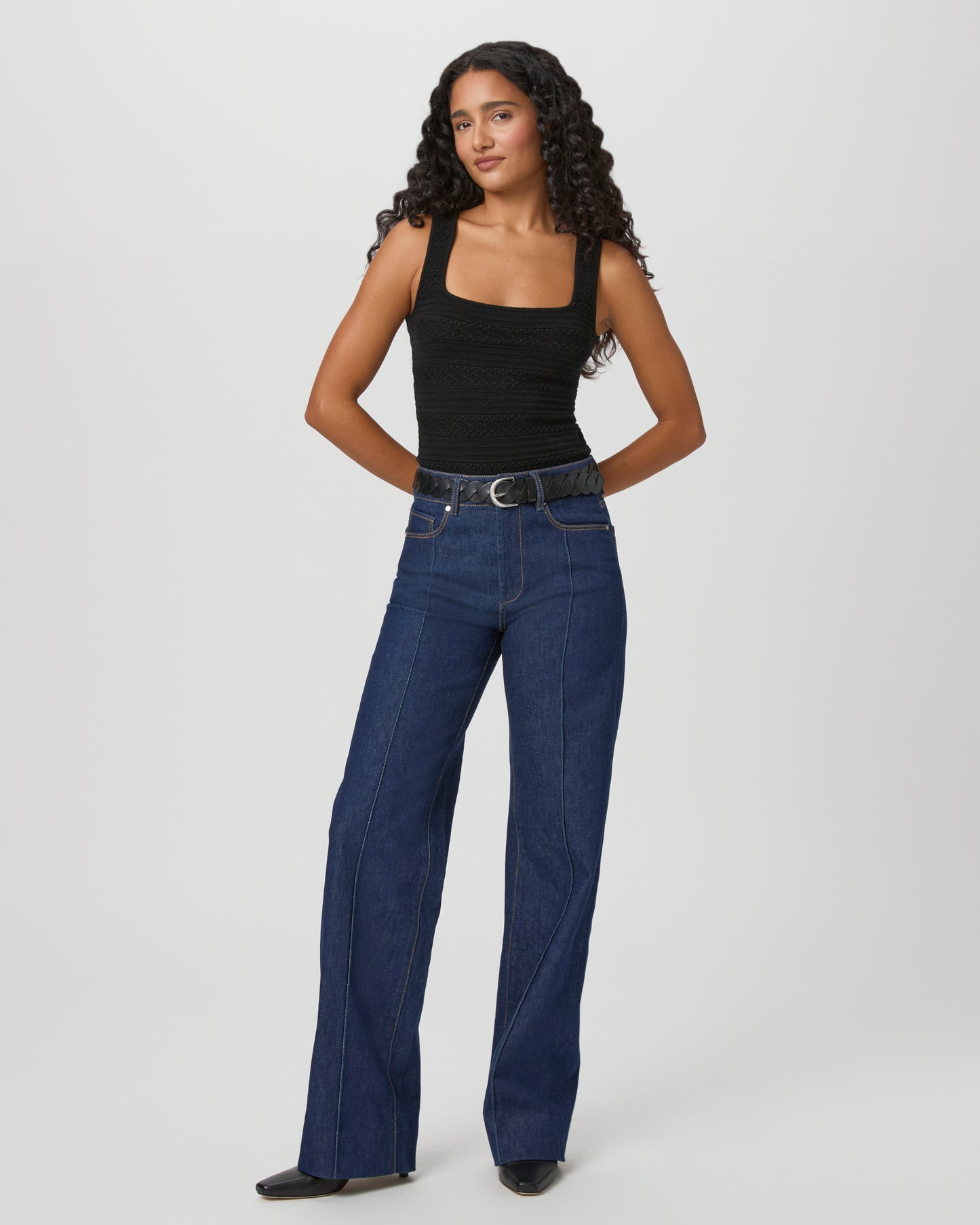 Sasha 32 Inch Wide Leg Jean - Anais 23
