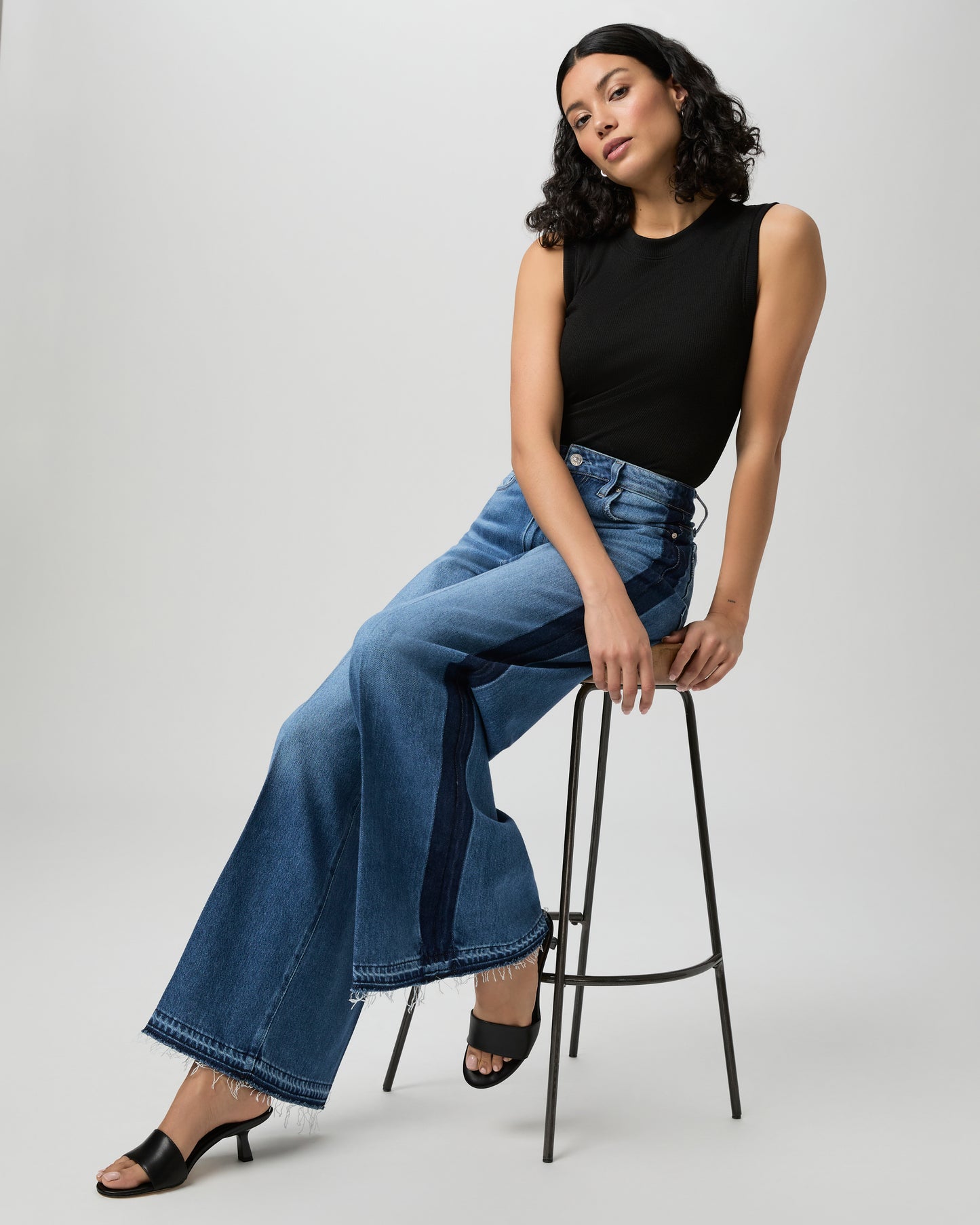 Portia 30 Inch Wide Leg Jean - Nyra 23