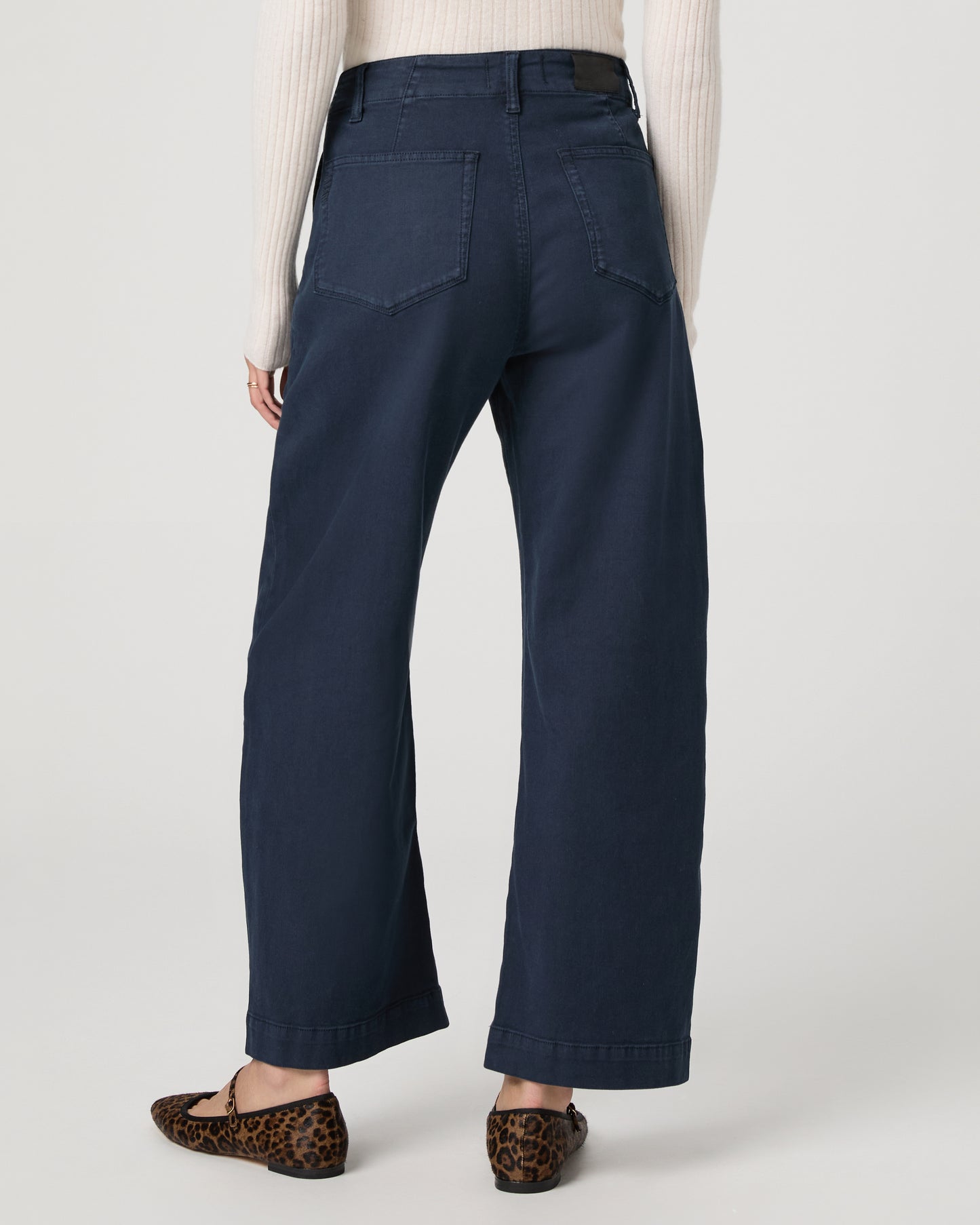 Arellia Ankle Barrel Leg Jean - Vintage Navy Seascape 23