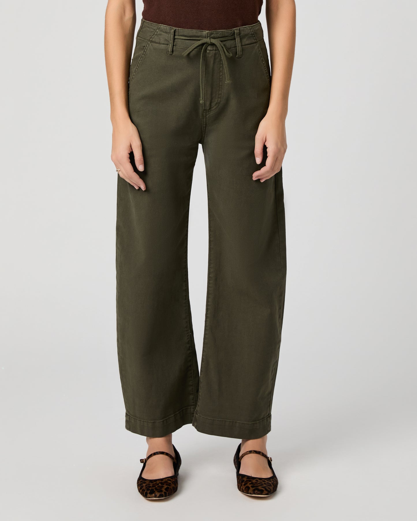 Arellia Ankle Barrel Leg - Vintage Forest Moss 23