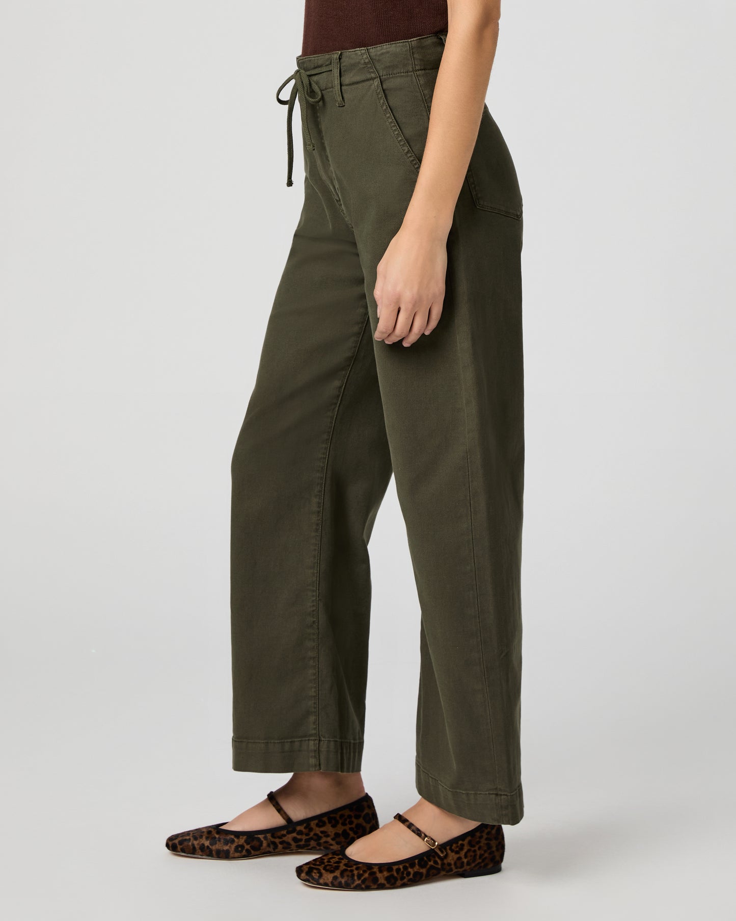 Arellia Ankle Barrel Leg - Vintage Forest Moss 23