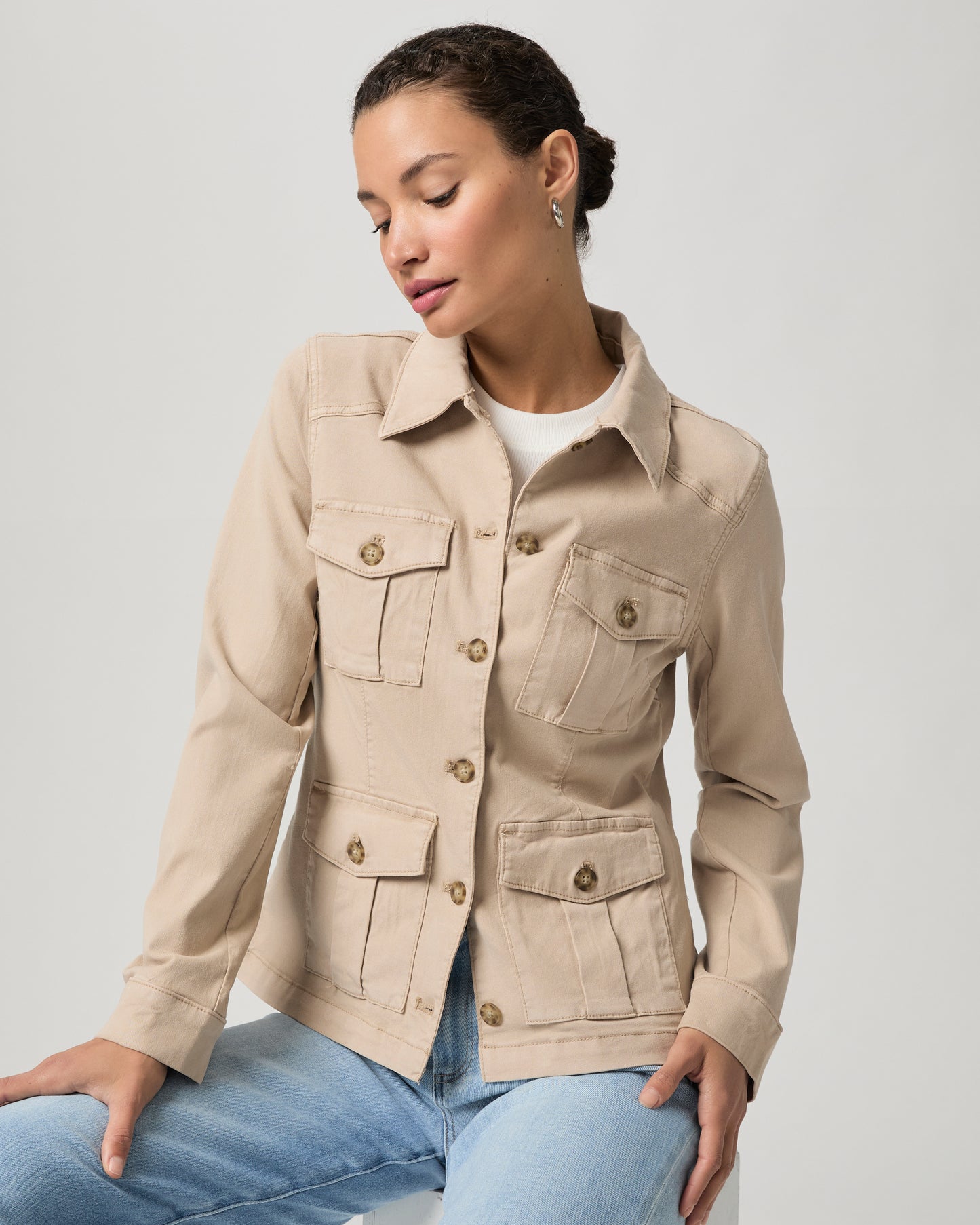 Stacey Jacket - Vintage Soft Sand XXS