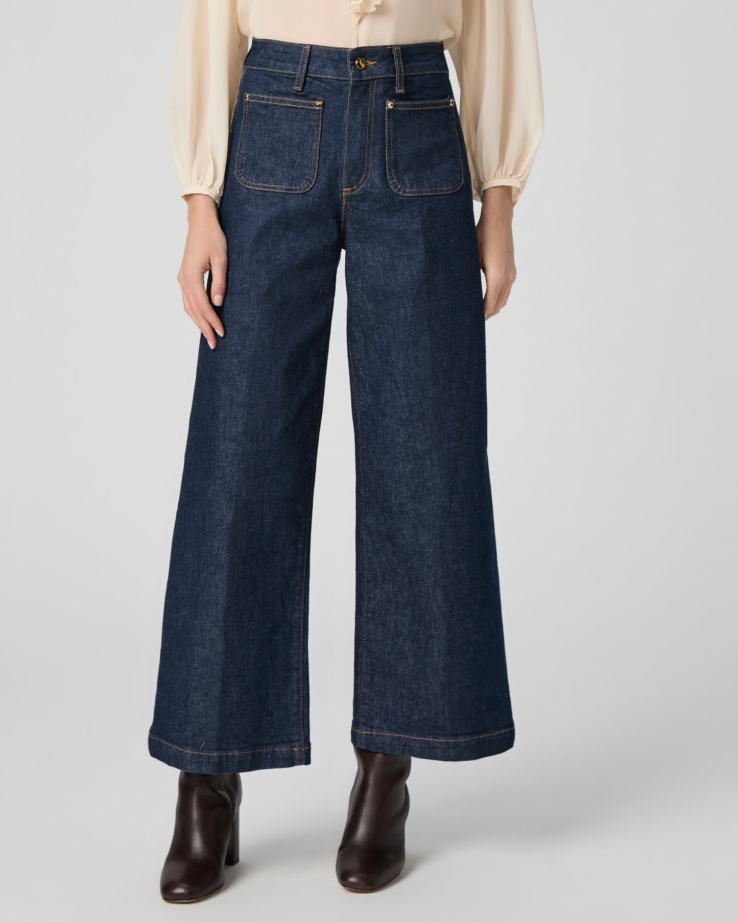 Harper Ankle Wide Leg Jean - Amora 23
