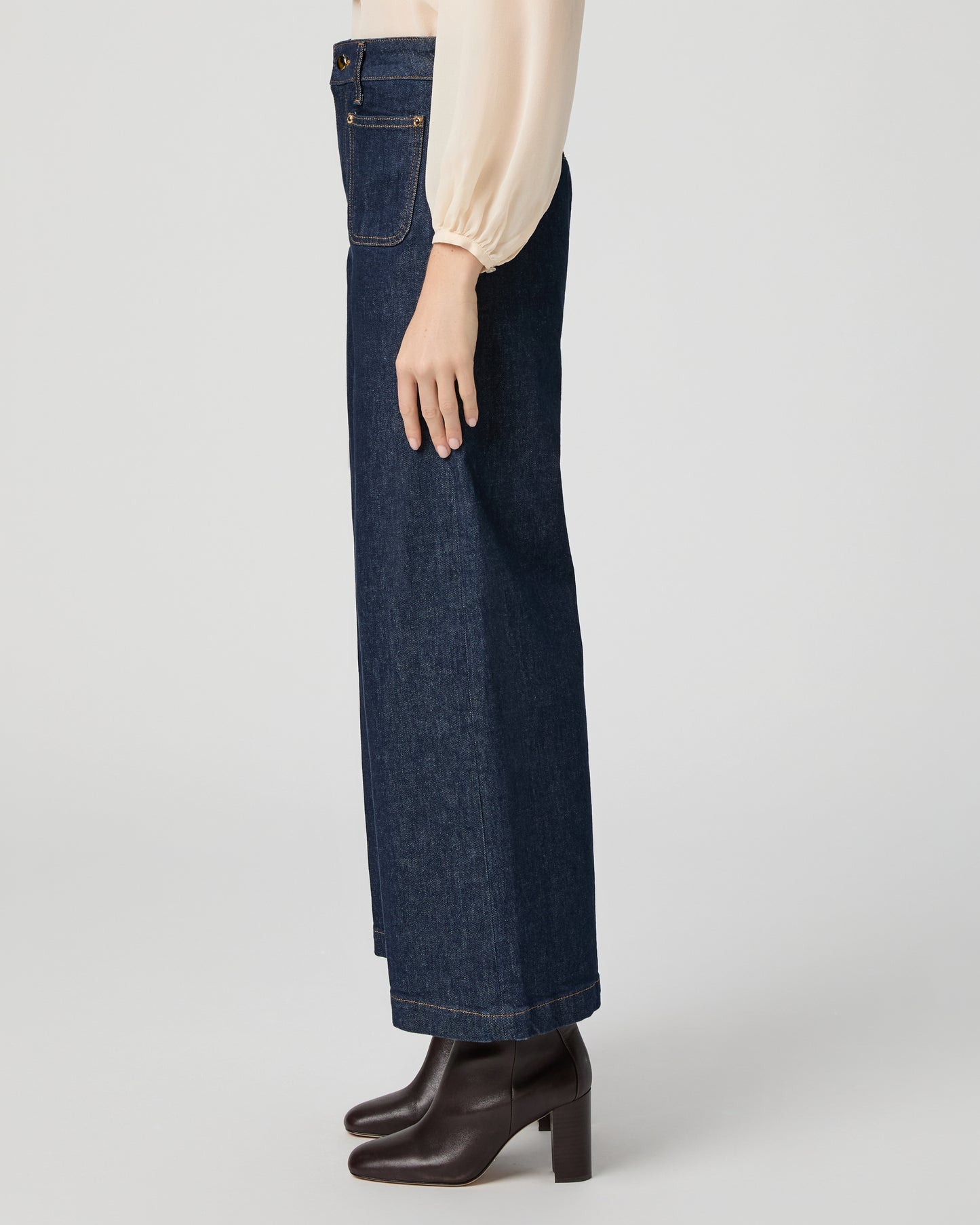 Harper Ankle Wide Leg Jean - Amora 23