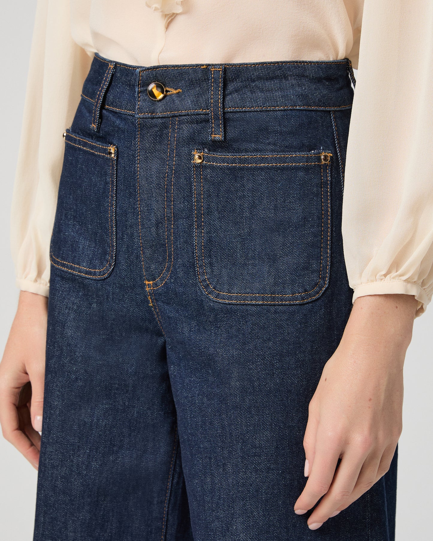 Harper Ankle Wide Leg Jean - Amora 23