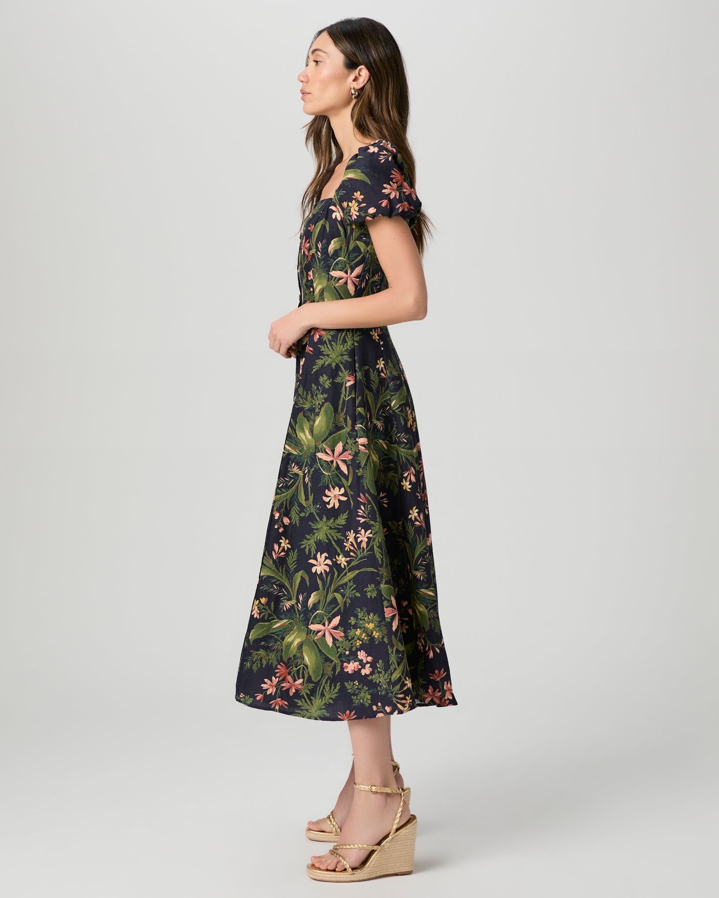 Lindi Dress - Dark Navy Multi 00