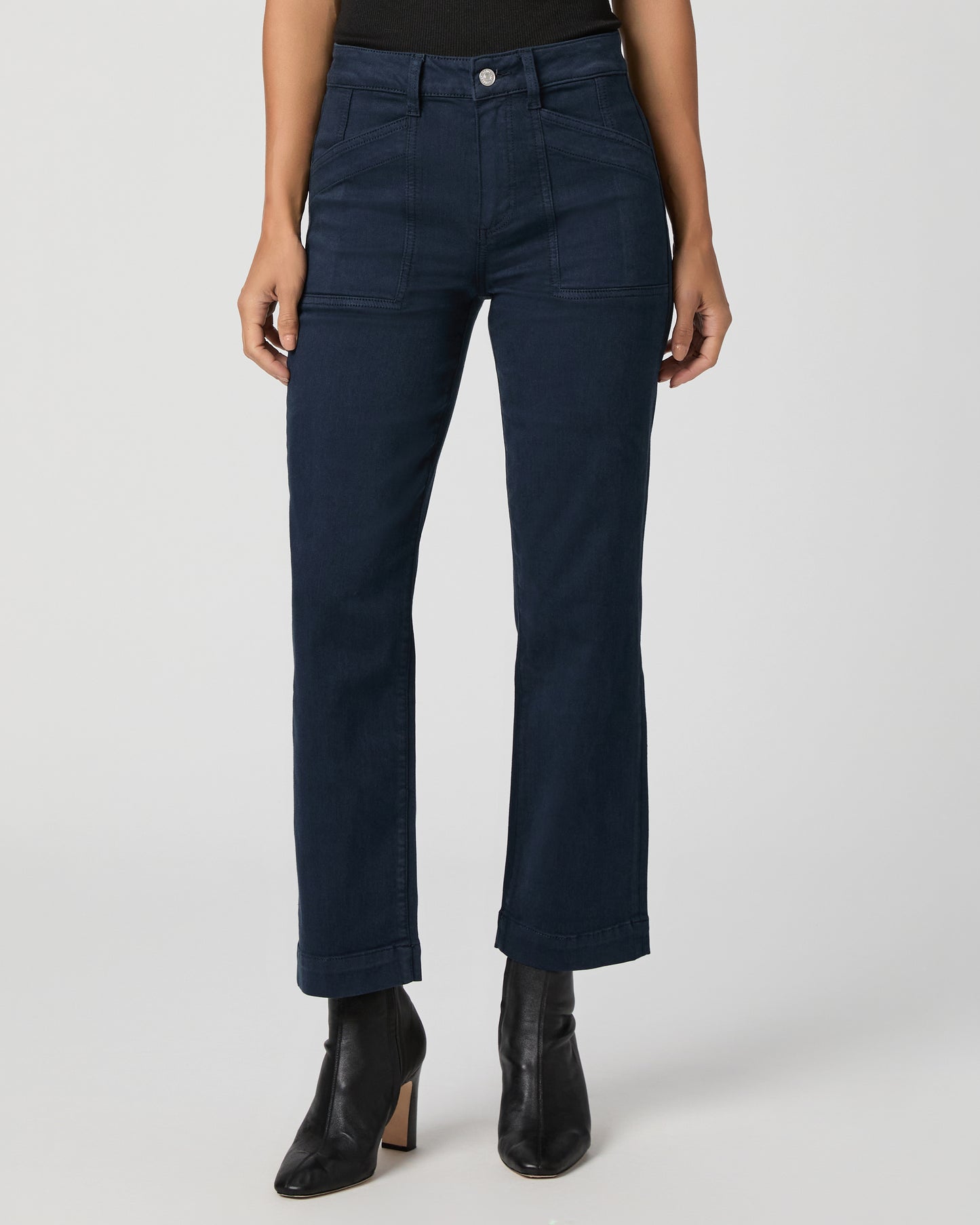 Quincy Ankle Straight - Vintage Navy Seascape 23