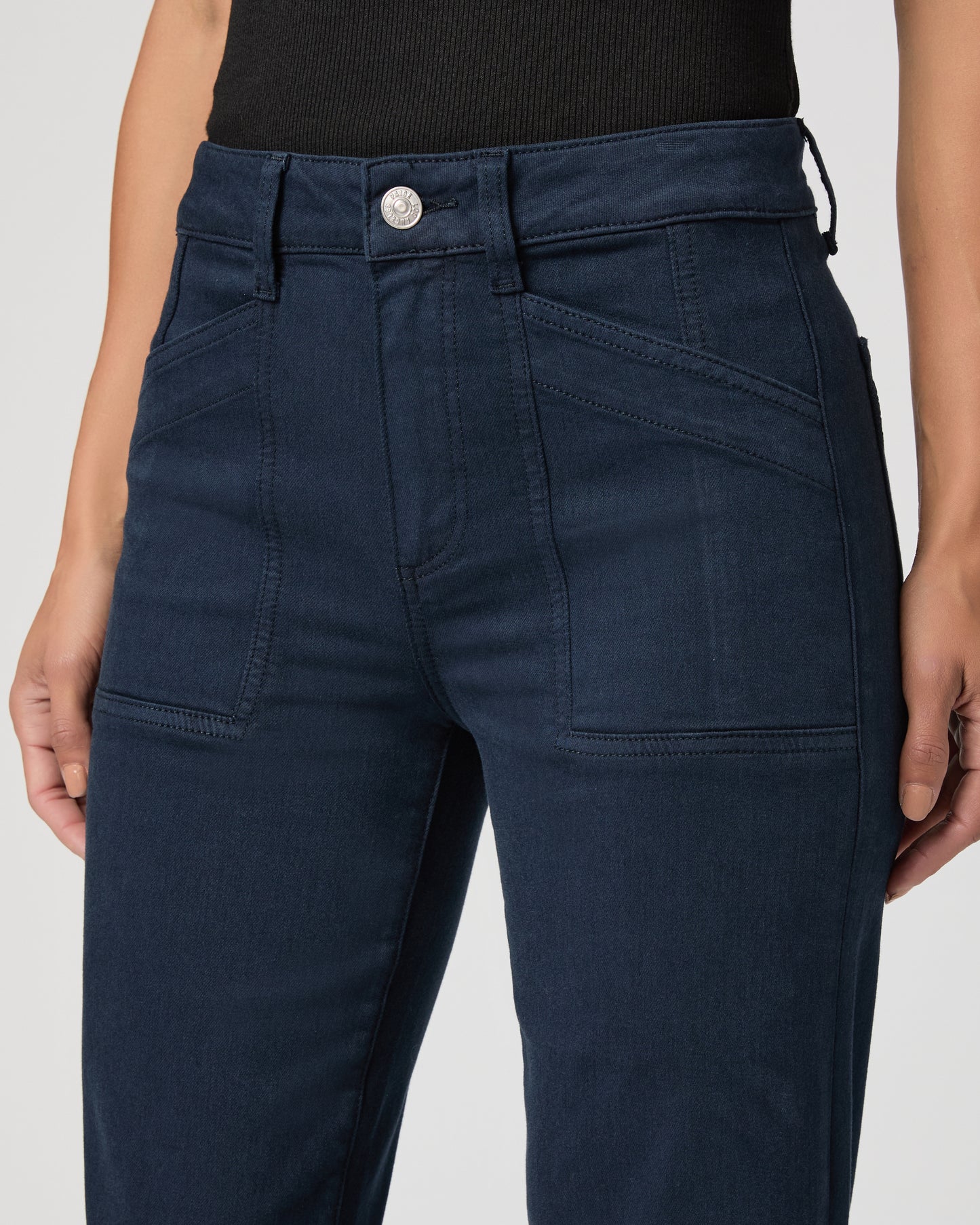 Quincy Ankle Straight - Vintage Navy Seascape 23