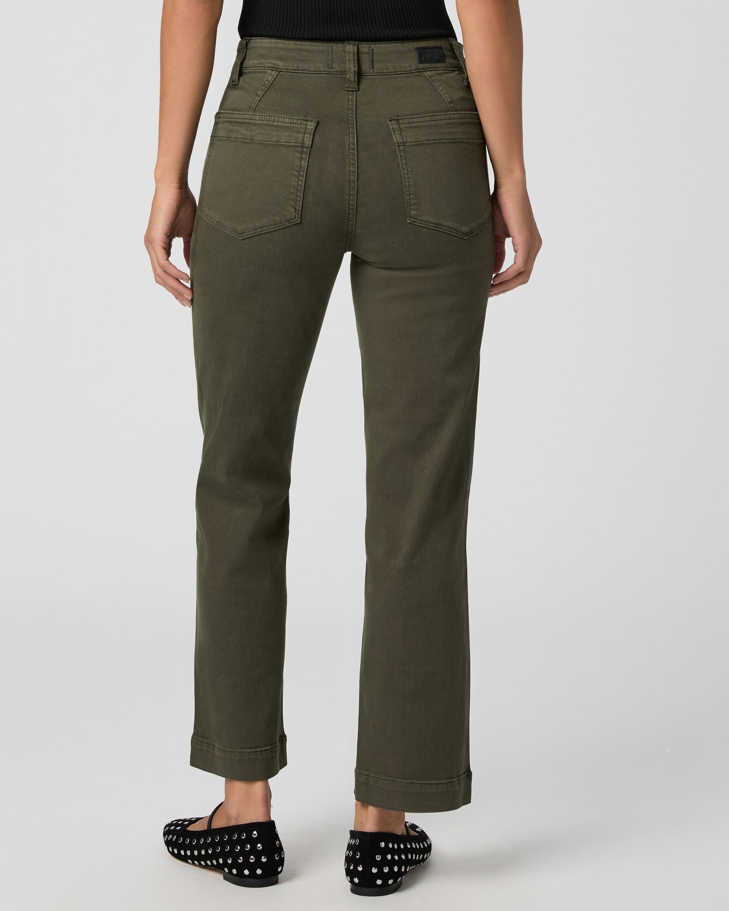 Quincy Ankle Straight - Vintage Forest Moss 23