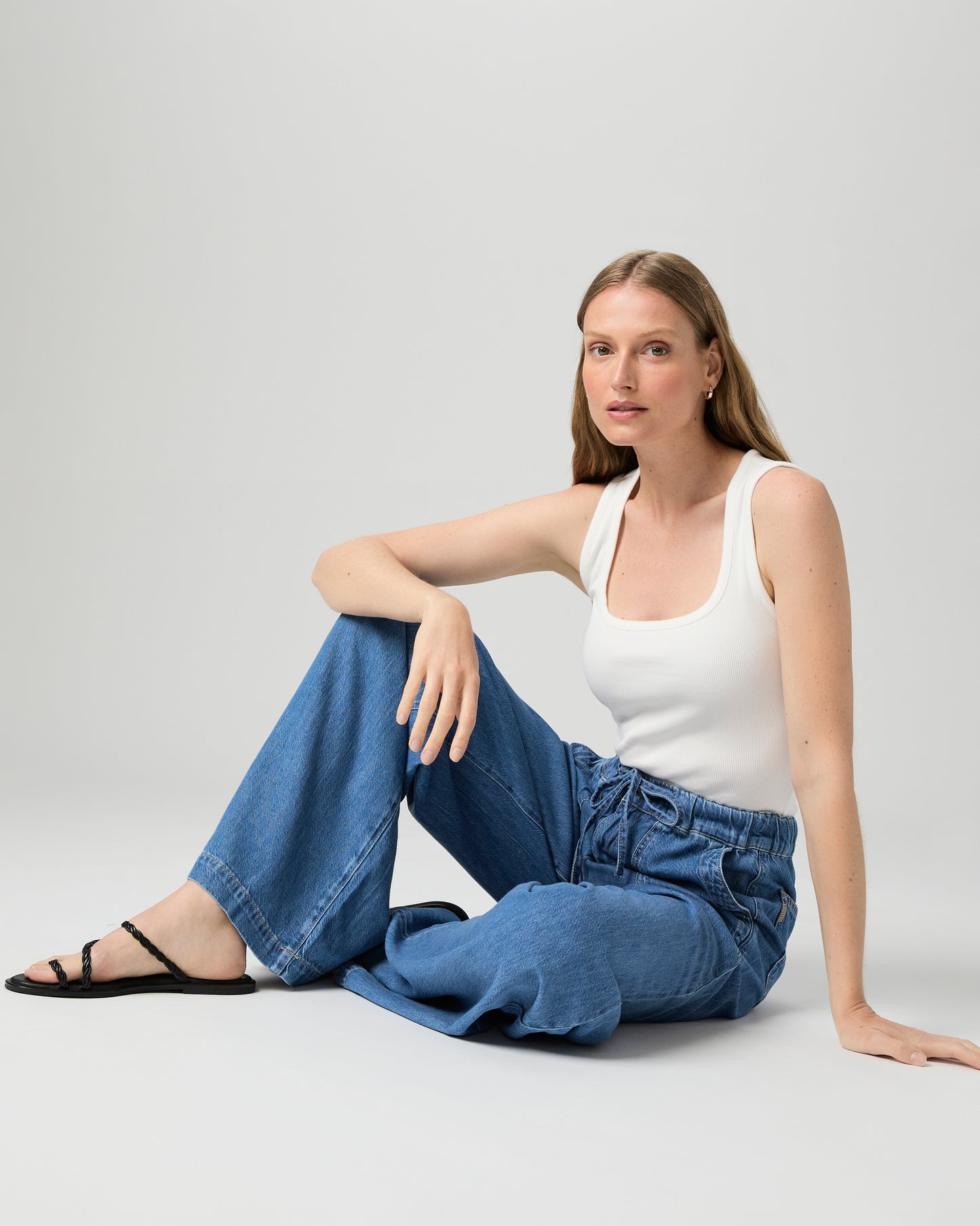 Rumi Wide Leg Pant - Nimes 23