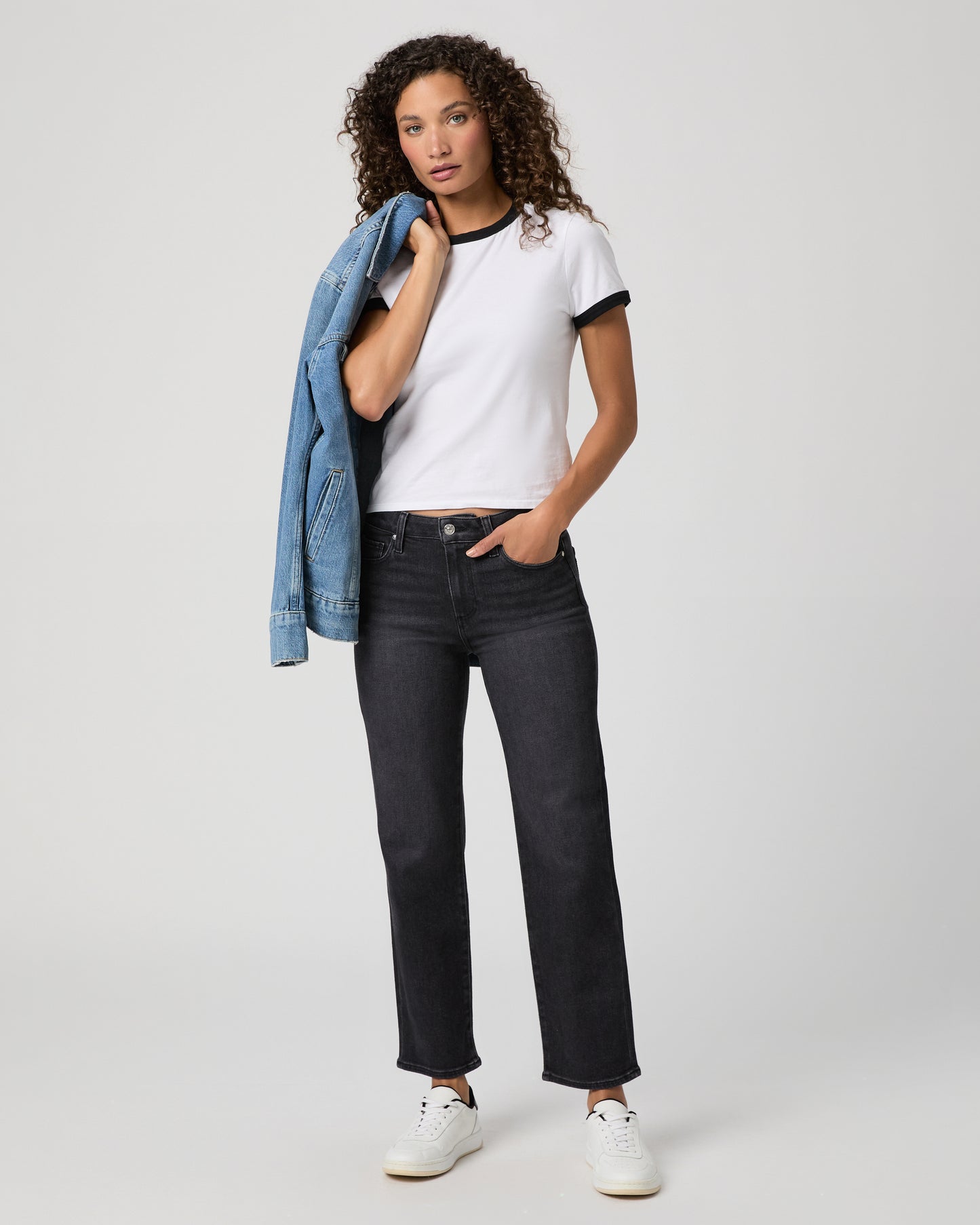 Mason Ankle Straight - Ink Black 23