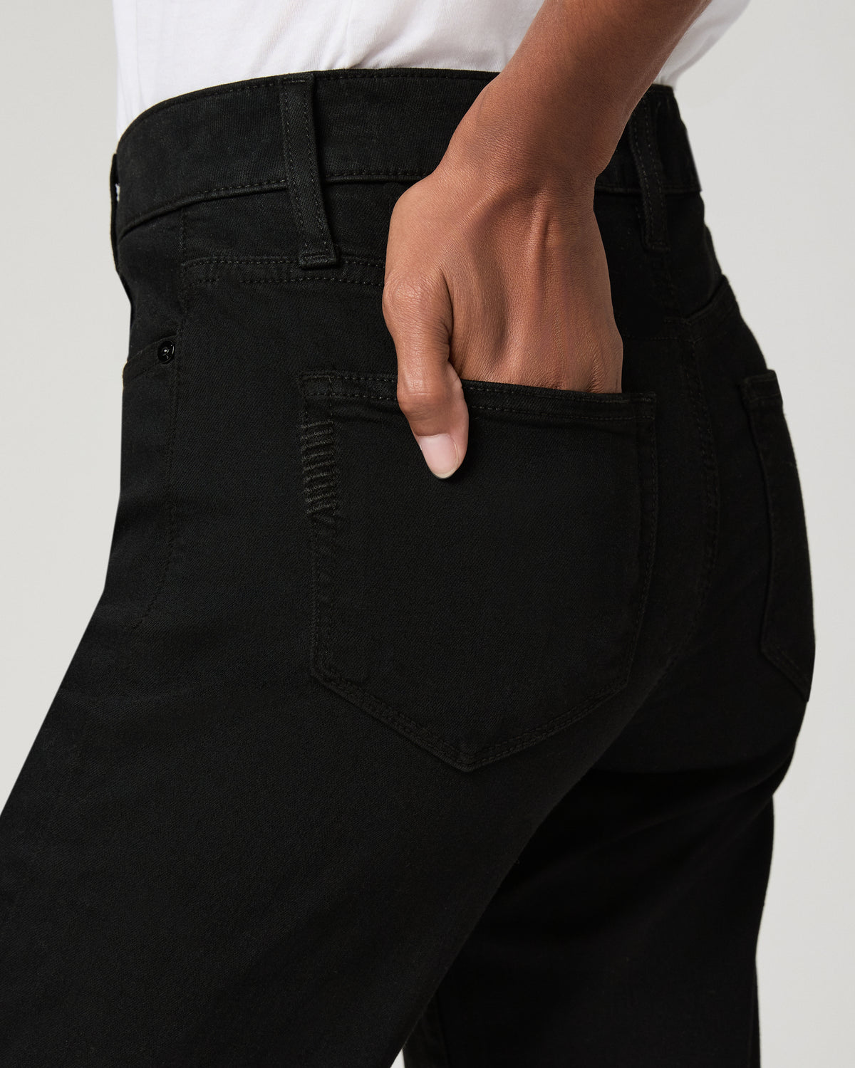 Mason Ankle Straight Jean - Black Shadow 23