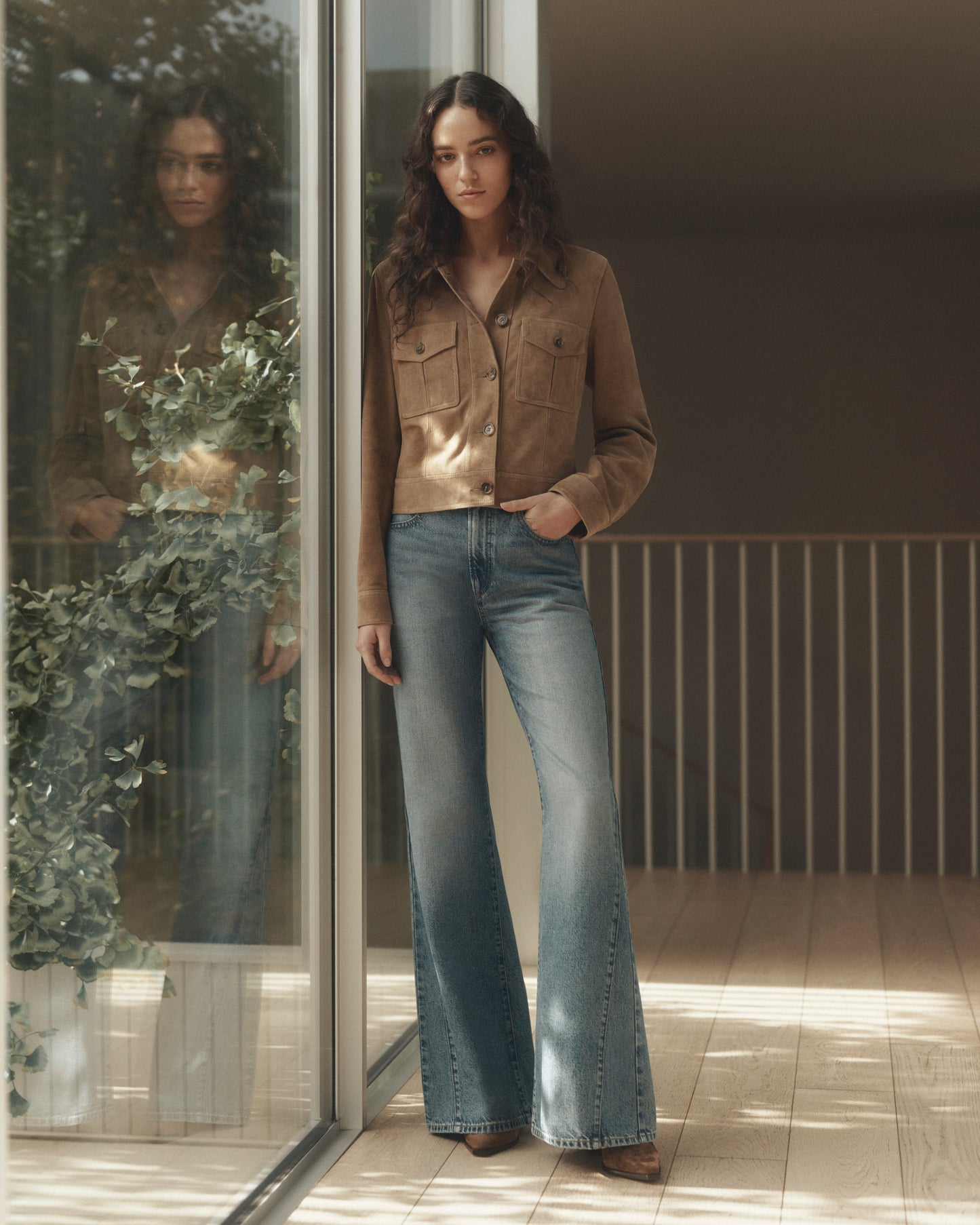 Callie 32" Inset Flare Jean - Elysian